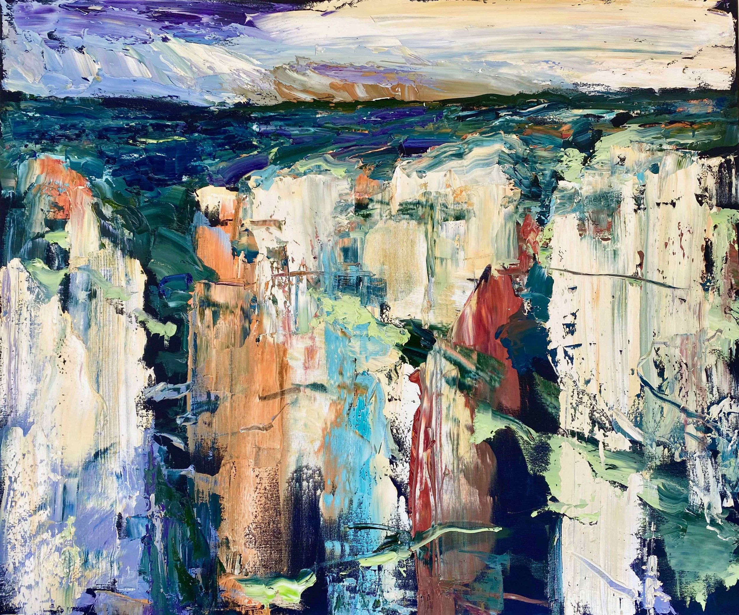 Rowen Matthews | Anvil Rock, Looking West | SOLD