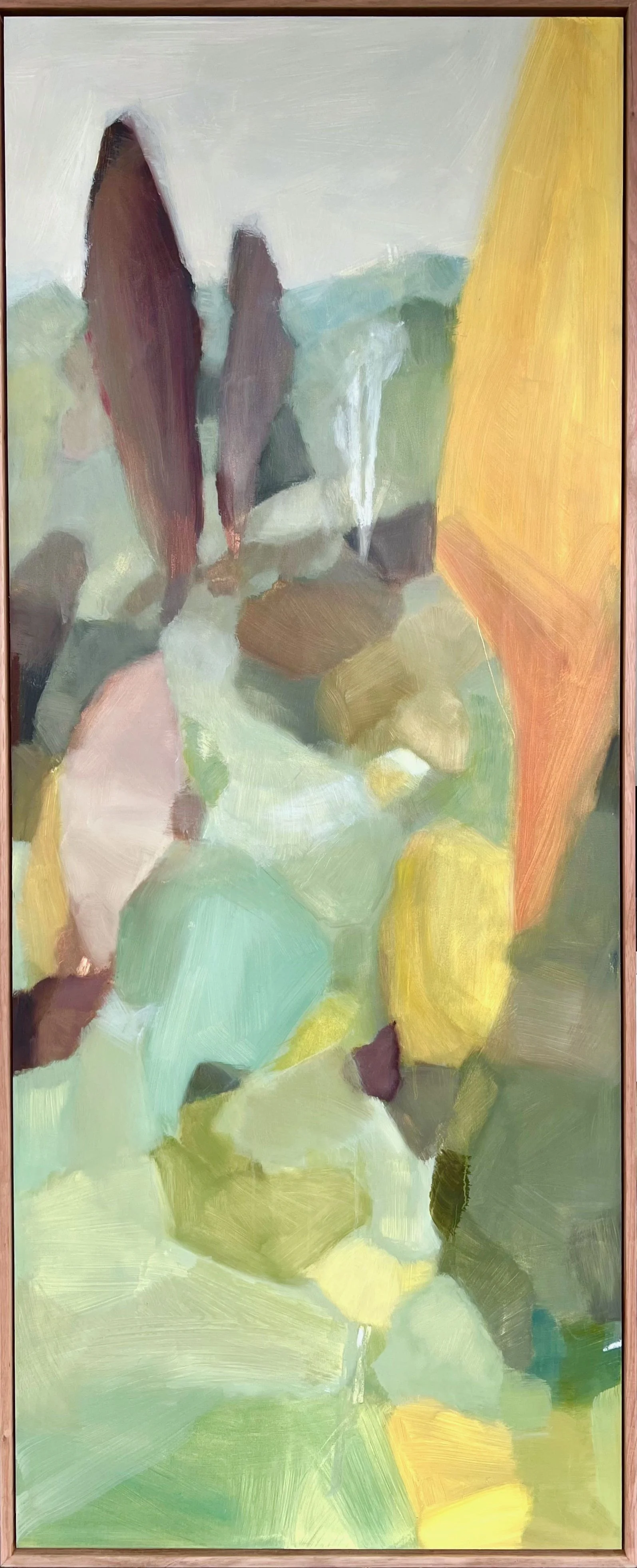 Jane Canfield | Landscape With Yellow Tree | SOLD