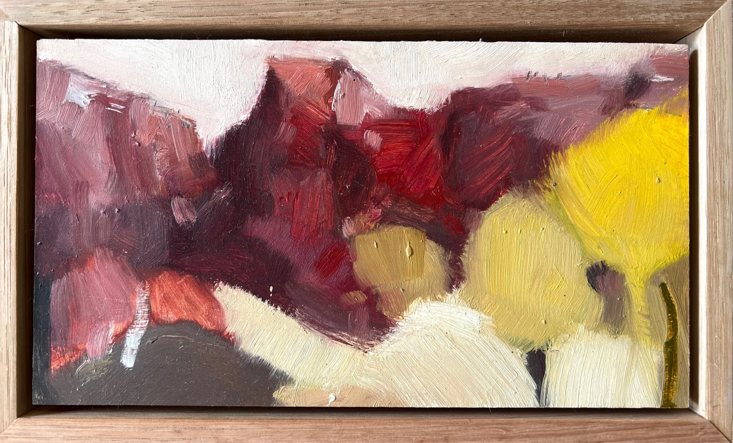 Jane Canfield | Burnt Mountain With Wattle 2 | SOLD