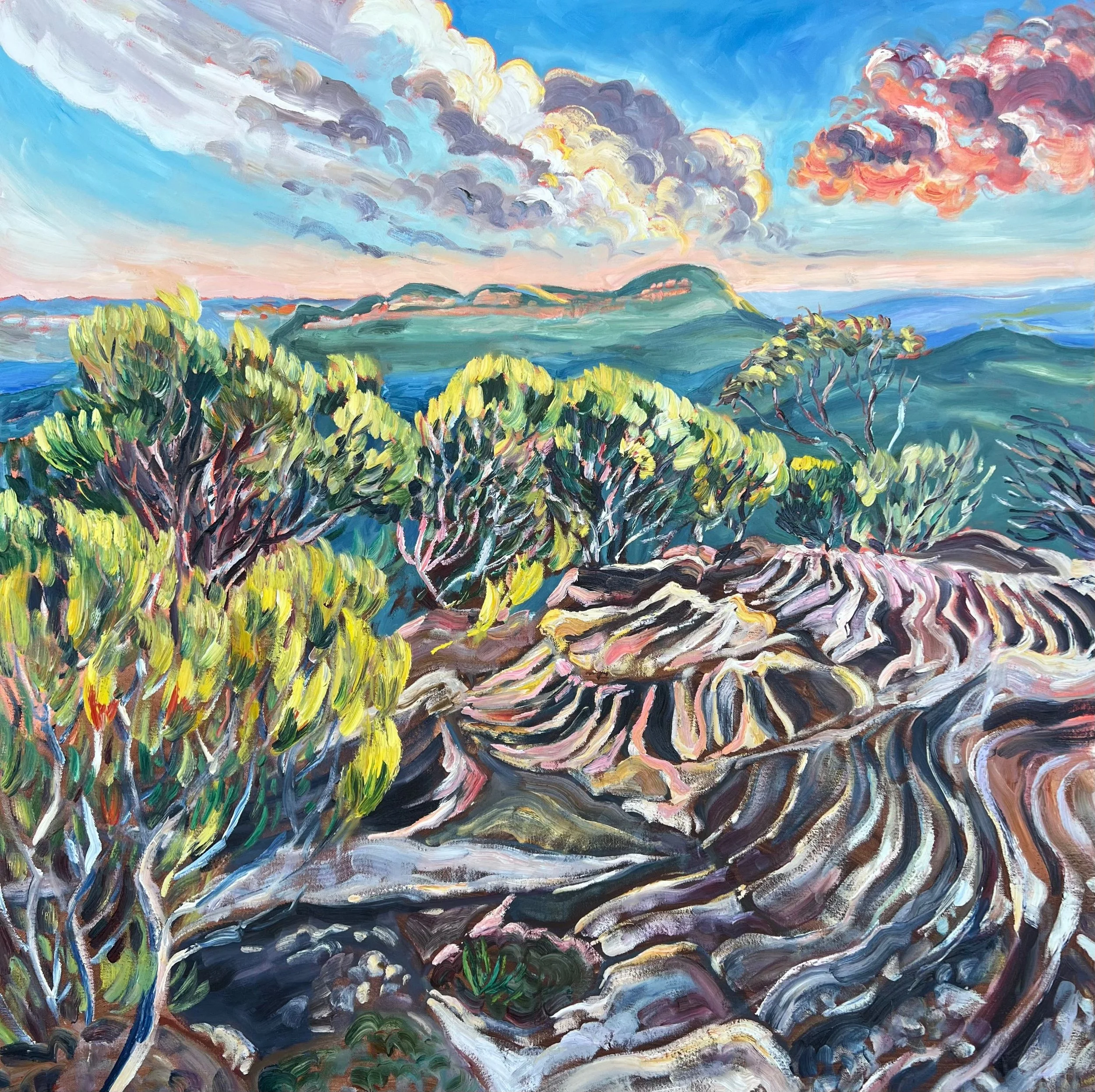 Rachel Hannan | Light On The Tips, Landslide | SOLD