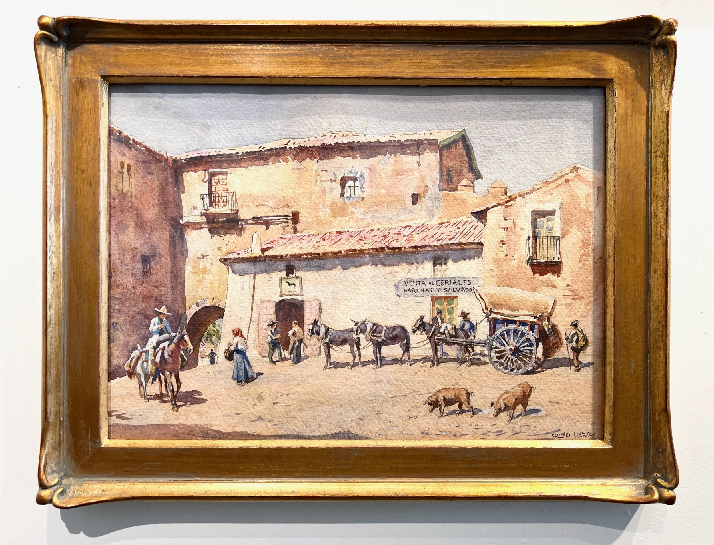 Lionel Lindsay | The Smithy, Avila 1927 | SOLD