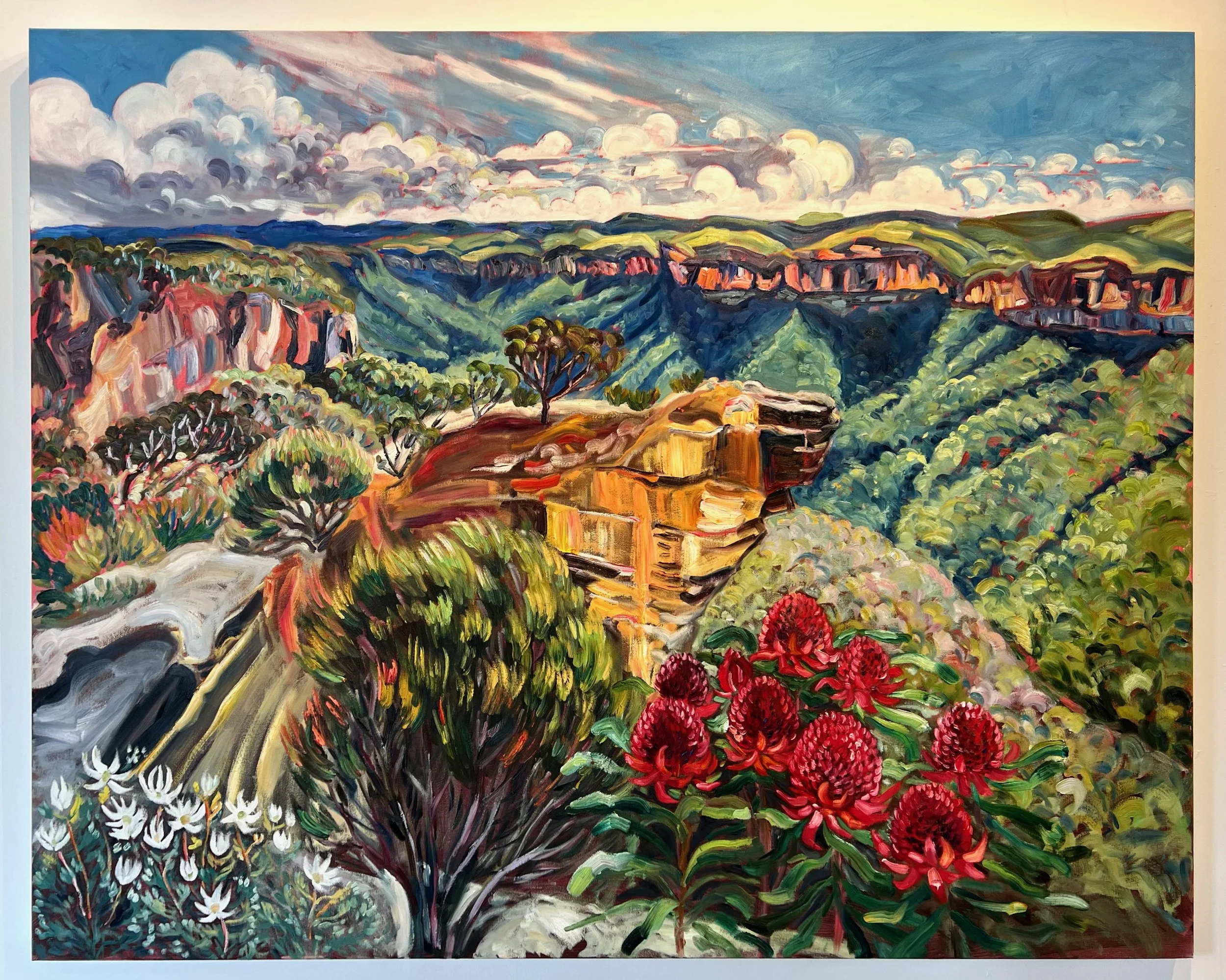 Rachel Hannan | Shadows, Hanging Rock | SOLD