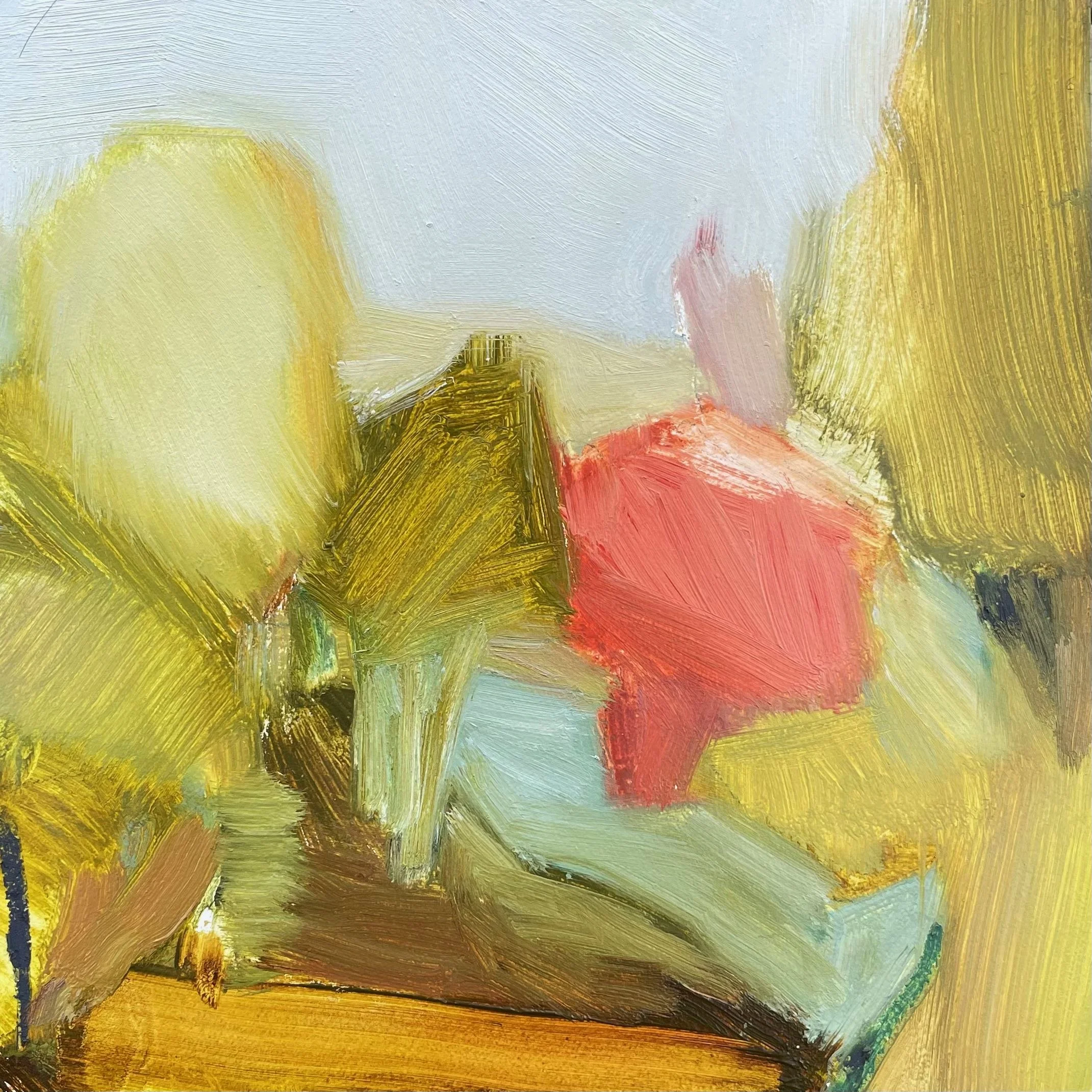 Jane Canfield | Forest with Red Tree | SOLD