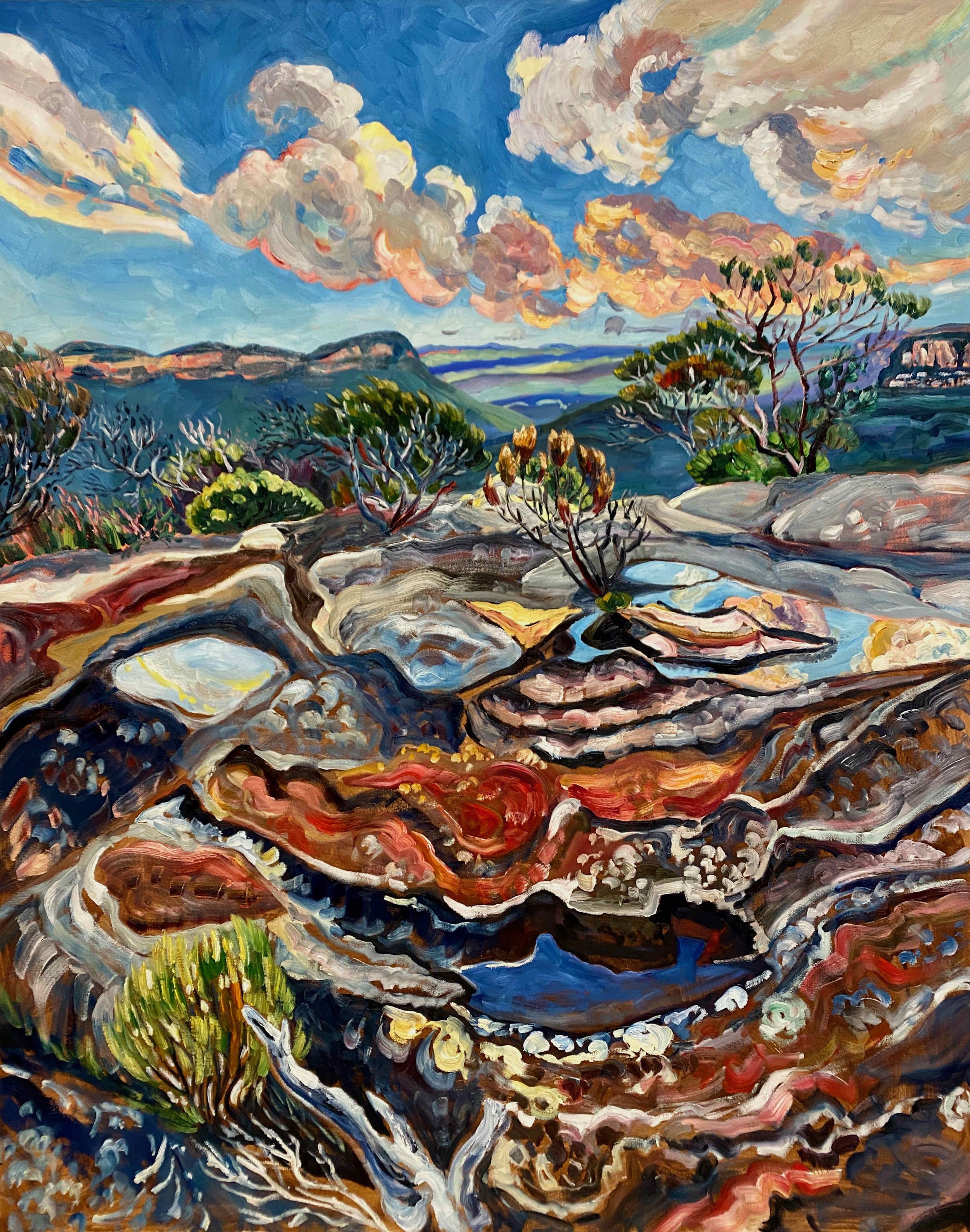 Rachel Hannan | Casuarinas and Rock Pools | SOLD