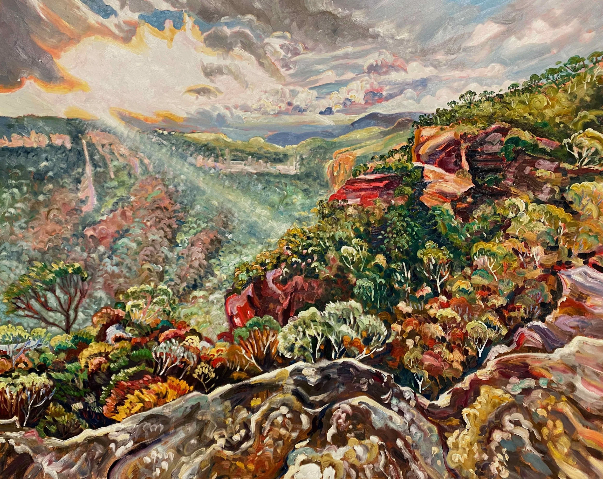 Rachel Hannan | Rays of Sun over Narrowneck | SOLD