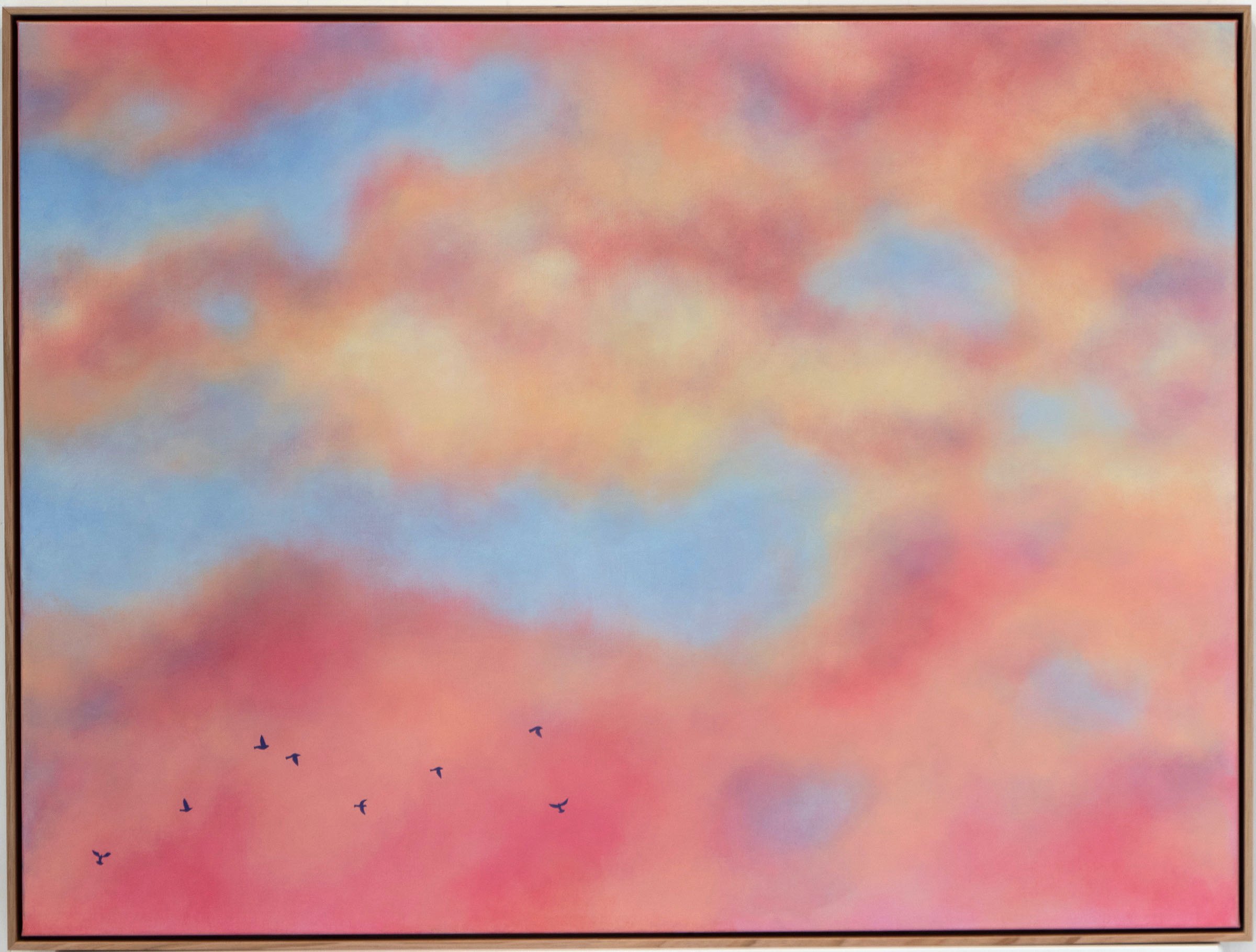 Olivia Shimeld | Cloud Sky with Birds Large 10 | SOLD