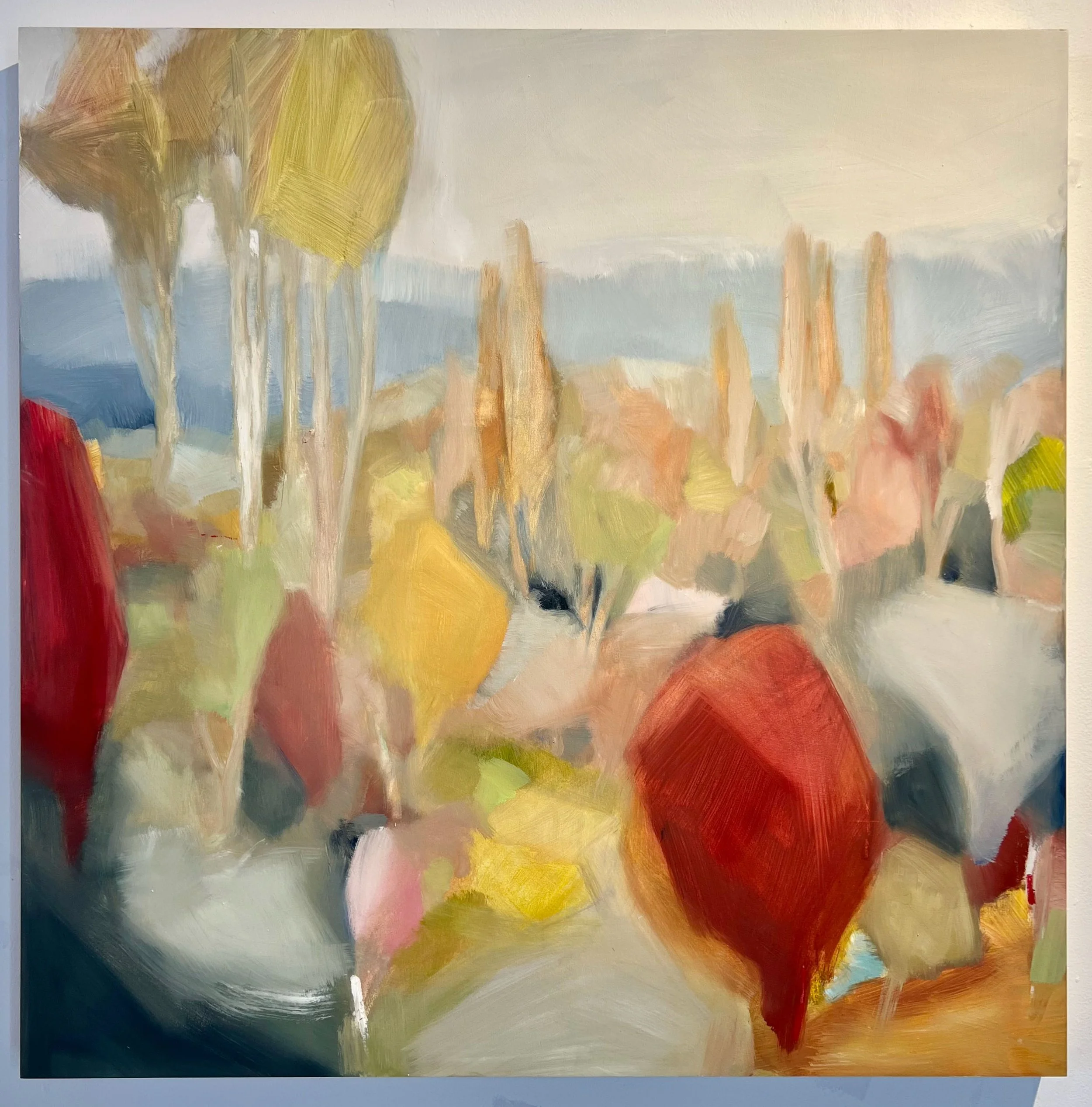 Jane Canfield | Poplars in the Bush | SOLD