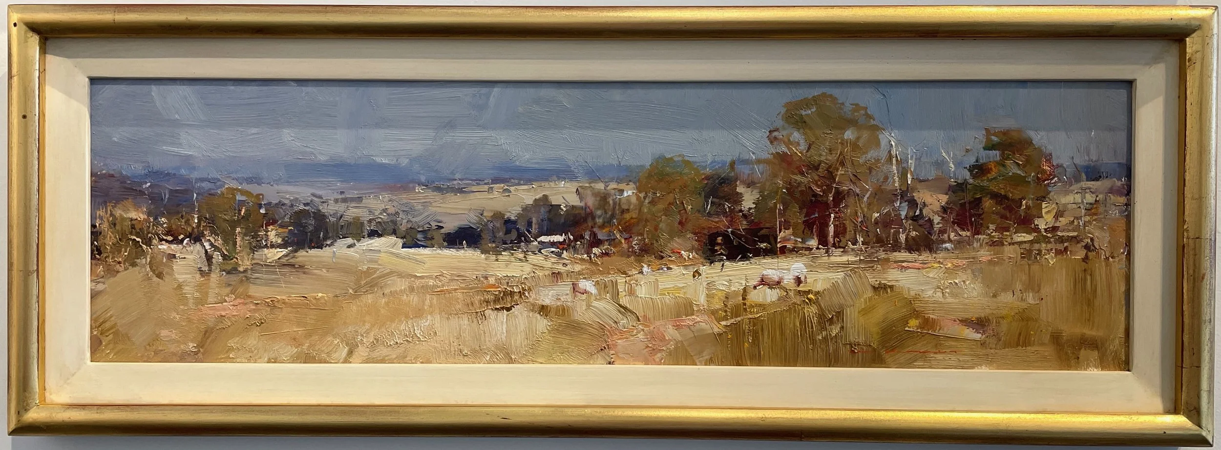 Ken Knight |  Landscape With Sheep - Jugiong