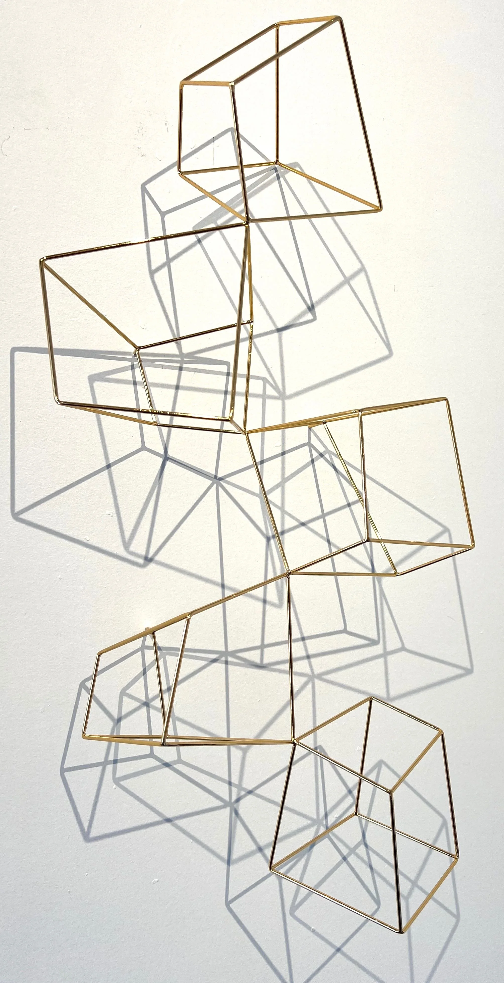 Morgan Shimeld |  Cube Formation Series | Gold Plated SOLD