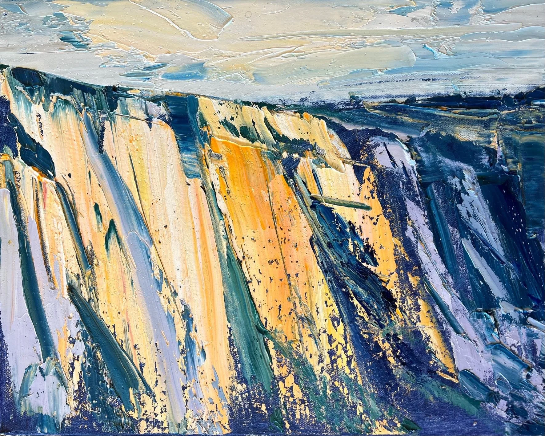 Rowen Matthews | Cliff Study Smooth Light | SOLD