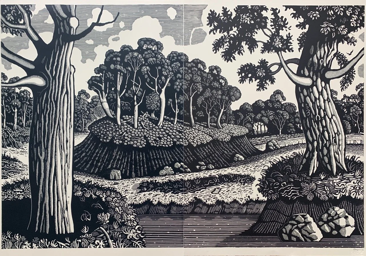 David Frazer | Love Letter (Panel I & II) | SOLD