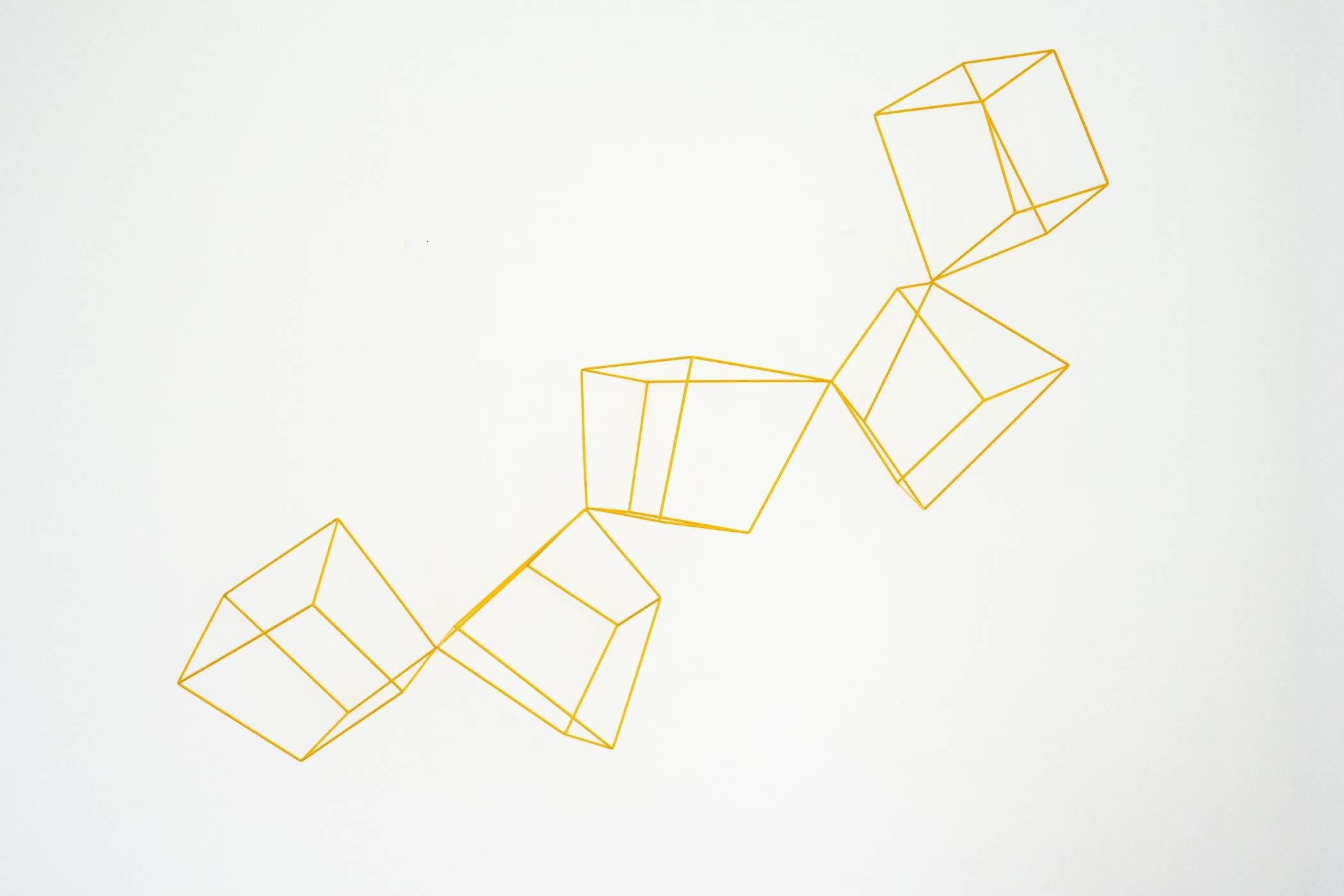 Morgan Shimeld |  Cube Formation Yellow | large | SOLD