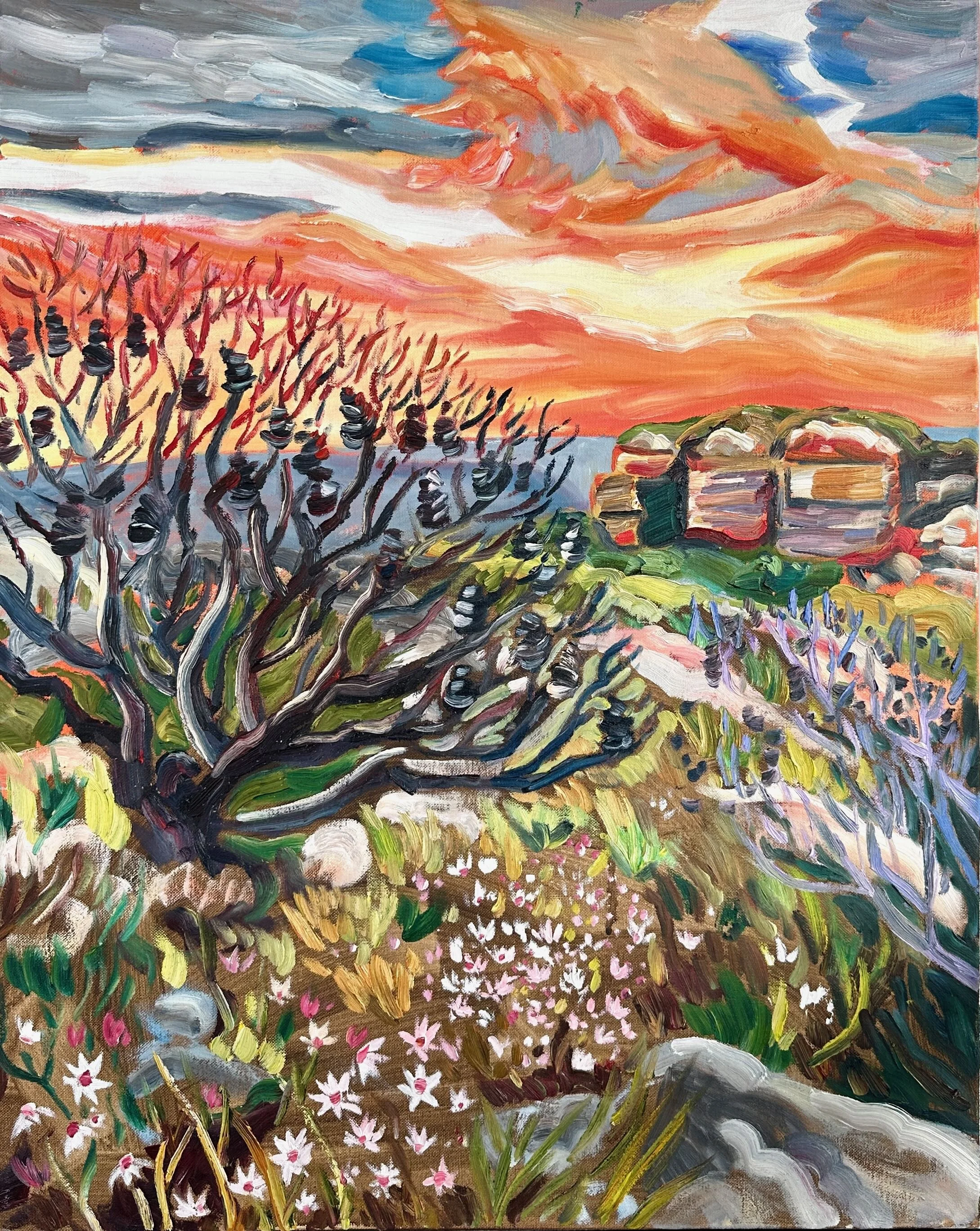 Rachel Hannan | Crazy Sunset | SOLD