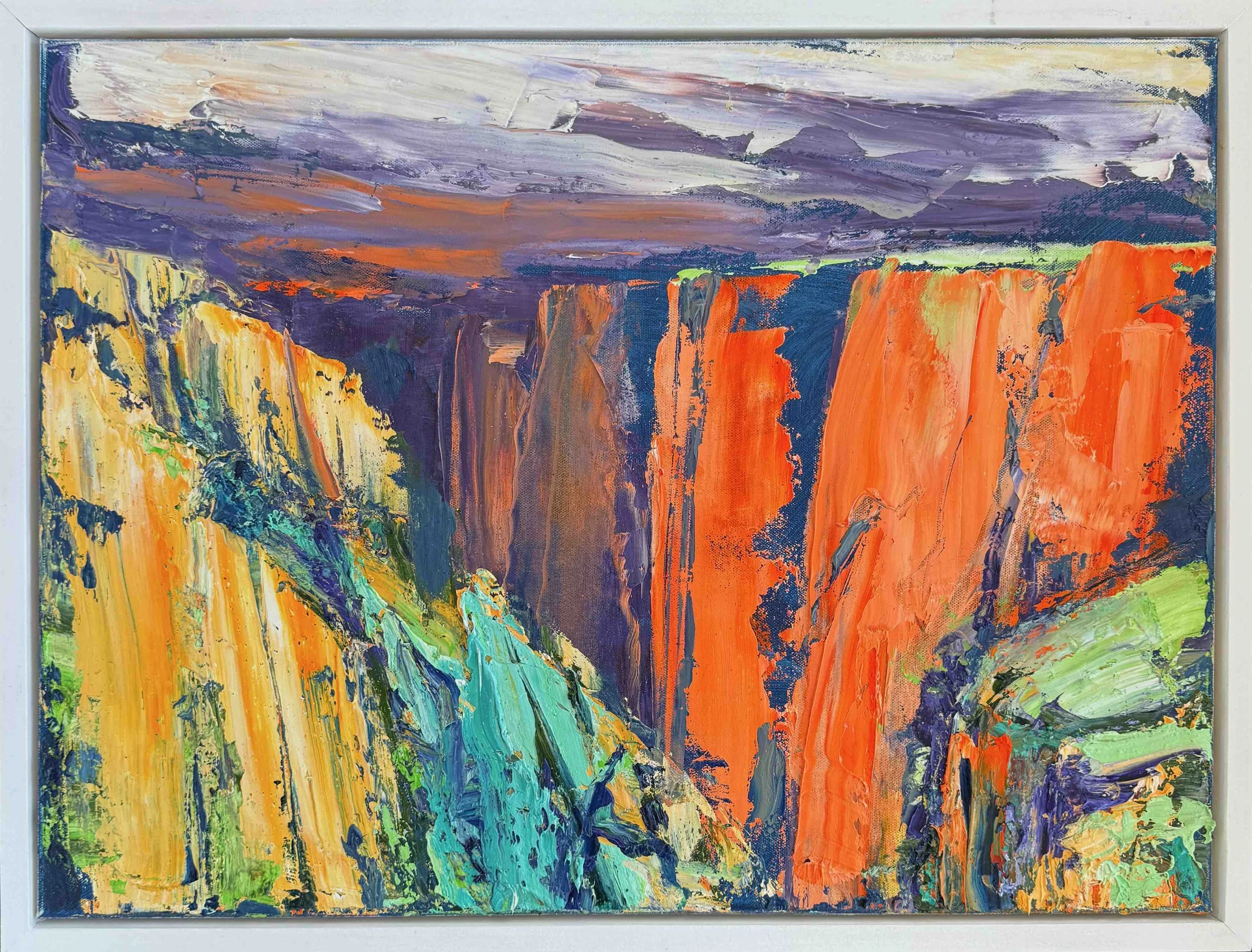 Rowen Matthews | Orange Canyon | SOLD