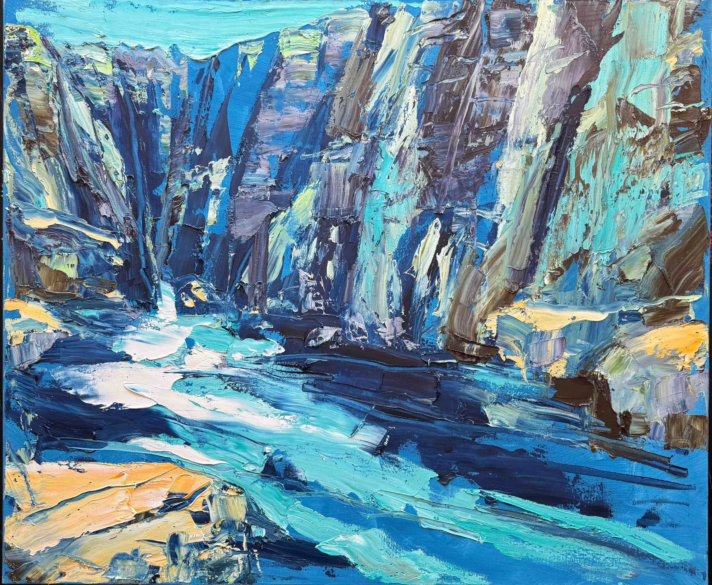 Rowen Matthews | Deep Blue Canyon | SOLD