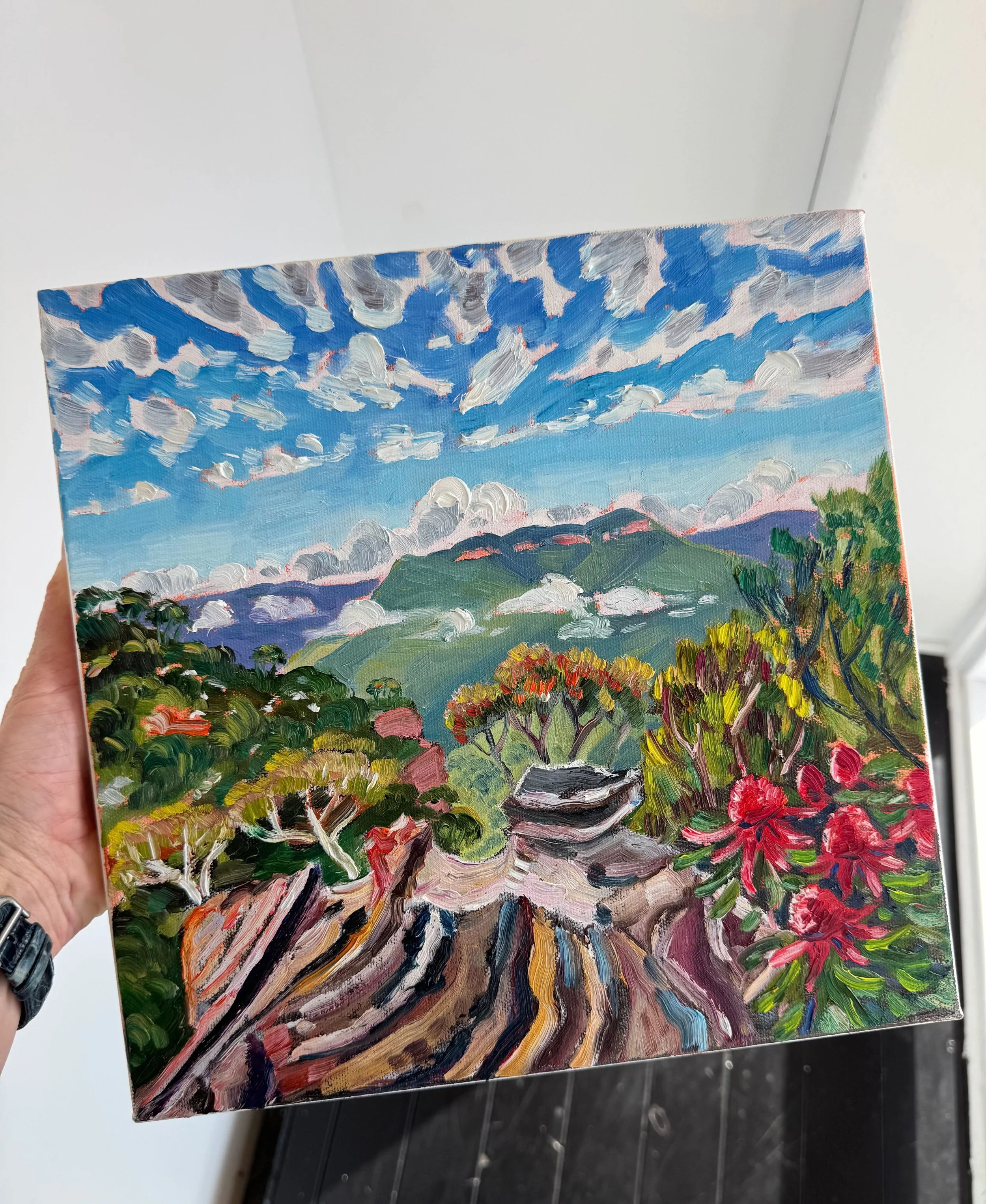 Rachel Hannan | Clouds Across Mt Solitary | SOLD