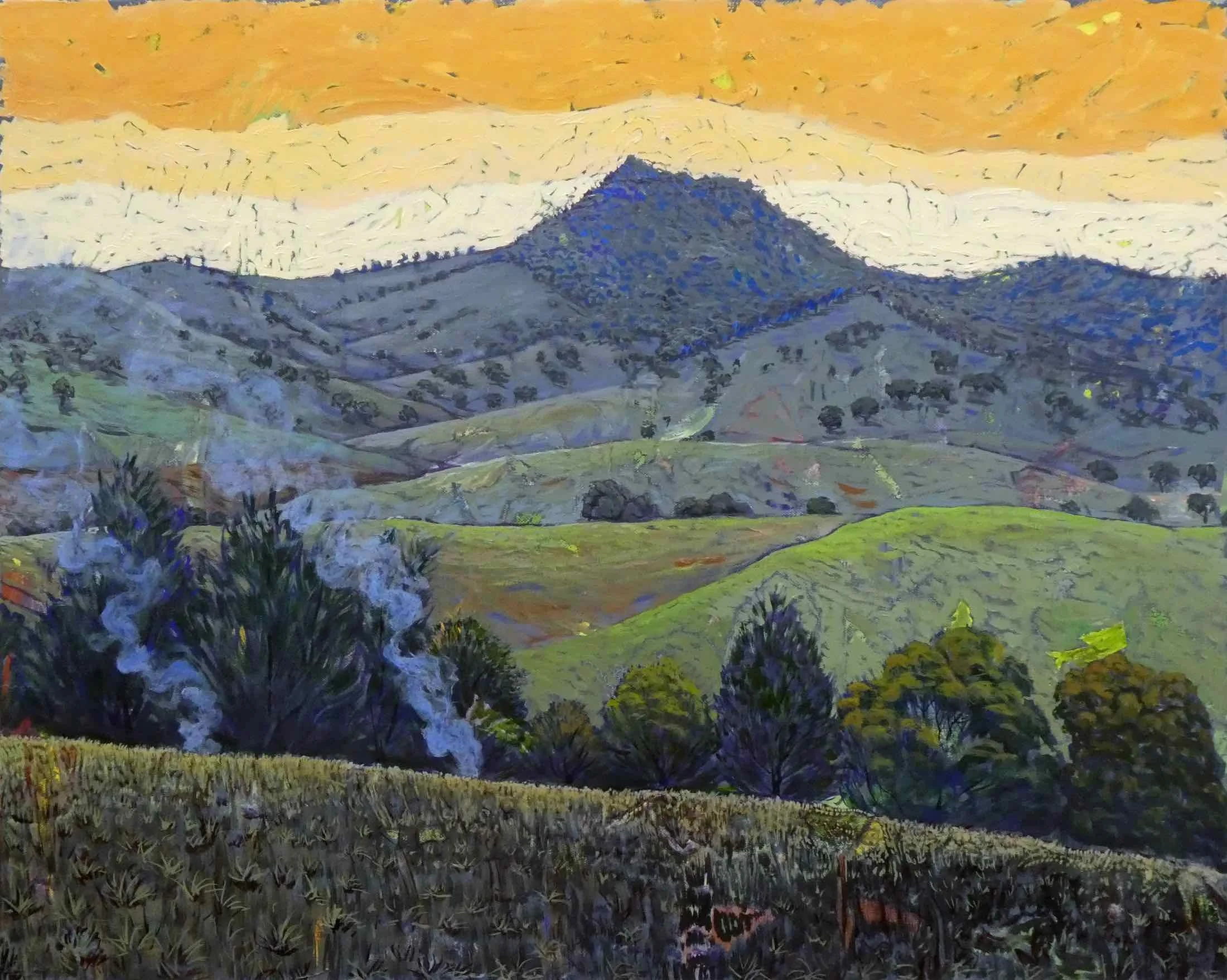 Rhett Brewer | Two Fires. Sodwalls | SOLD