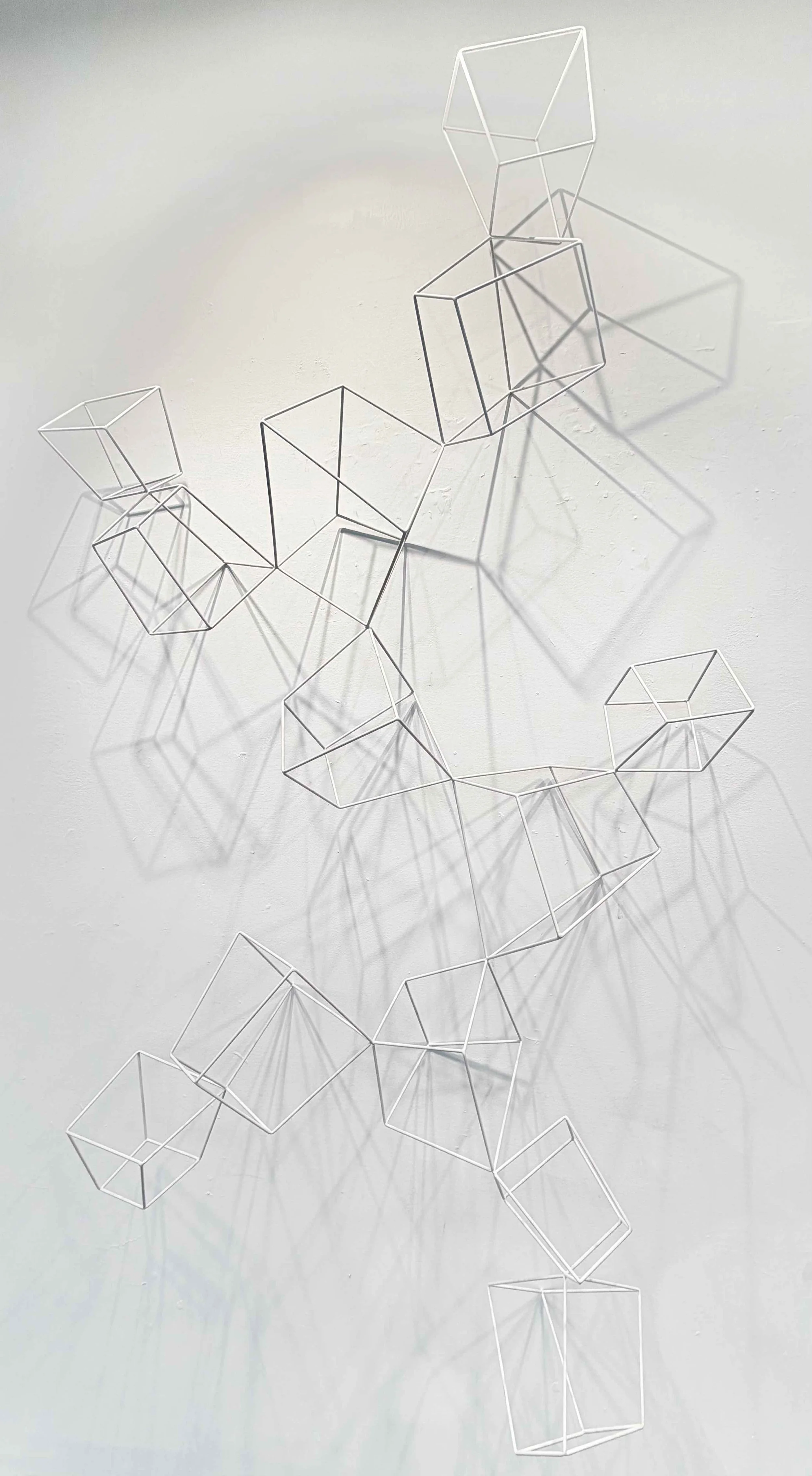 Morgan Shimeld | Abstract Cube Formation | White