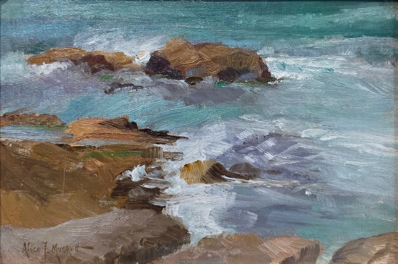 Alice J Muskett | Coastal Rock Study c 1900