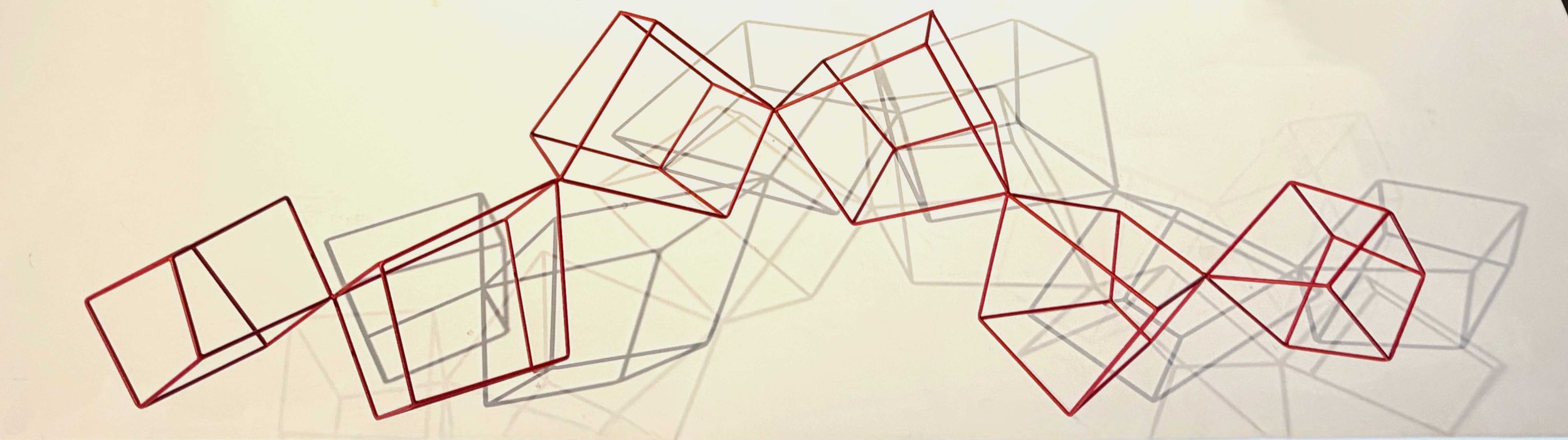 Morgan Shimeld |  Cube Formation | Red