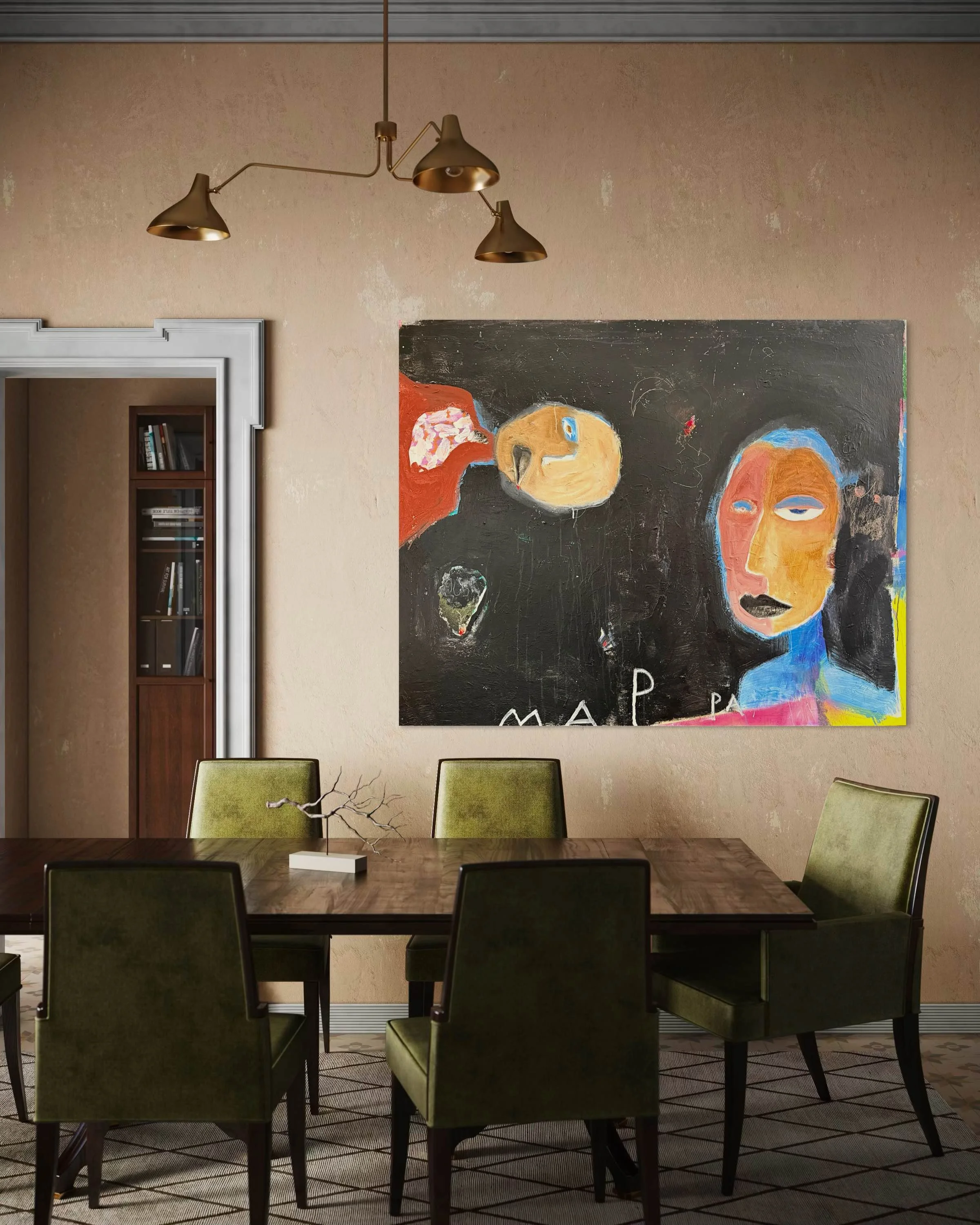 Harold David | Quarter Moon And Blue Eye Shadow