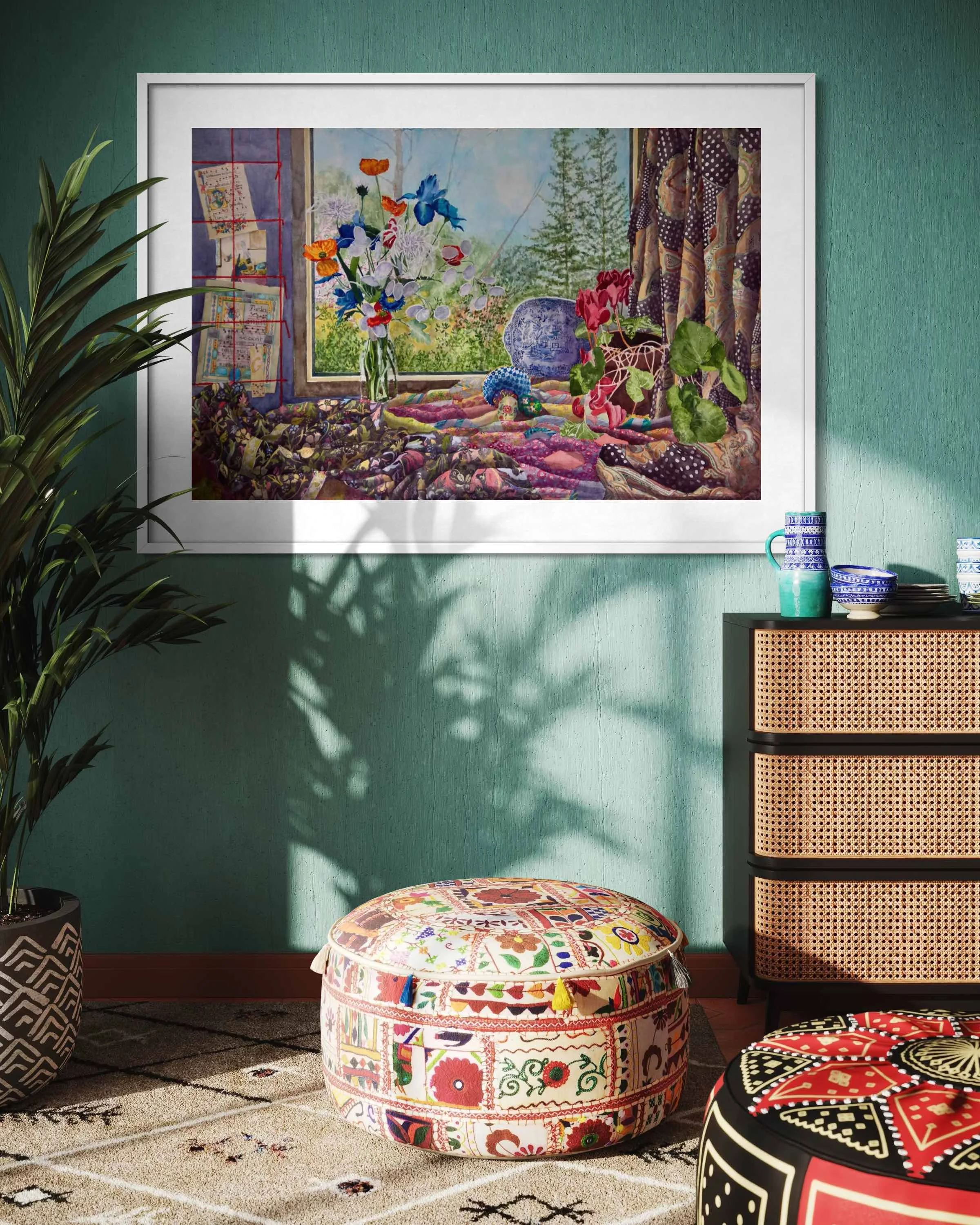 Graham Marchant | Window Arrangement with Illuminated Manuscripts