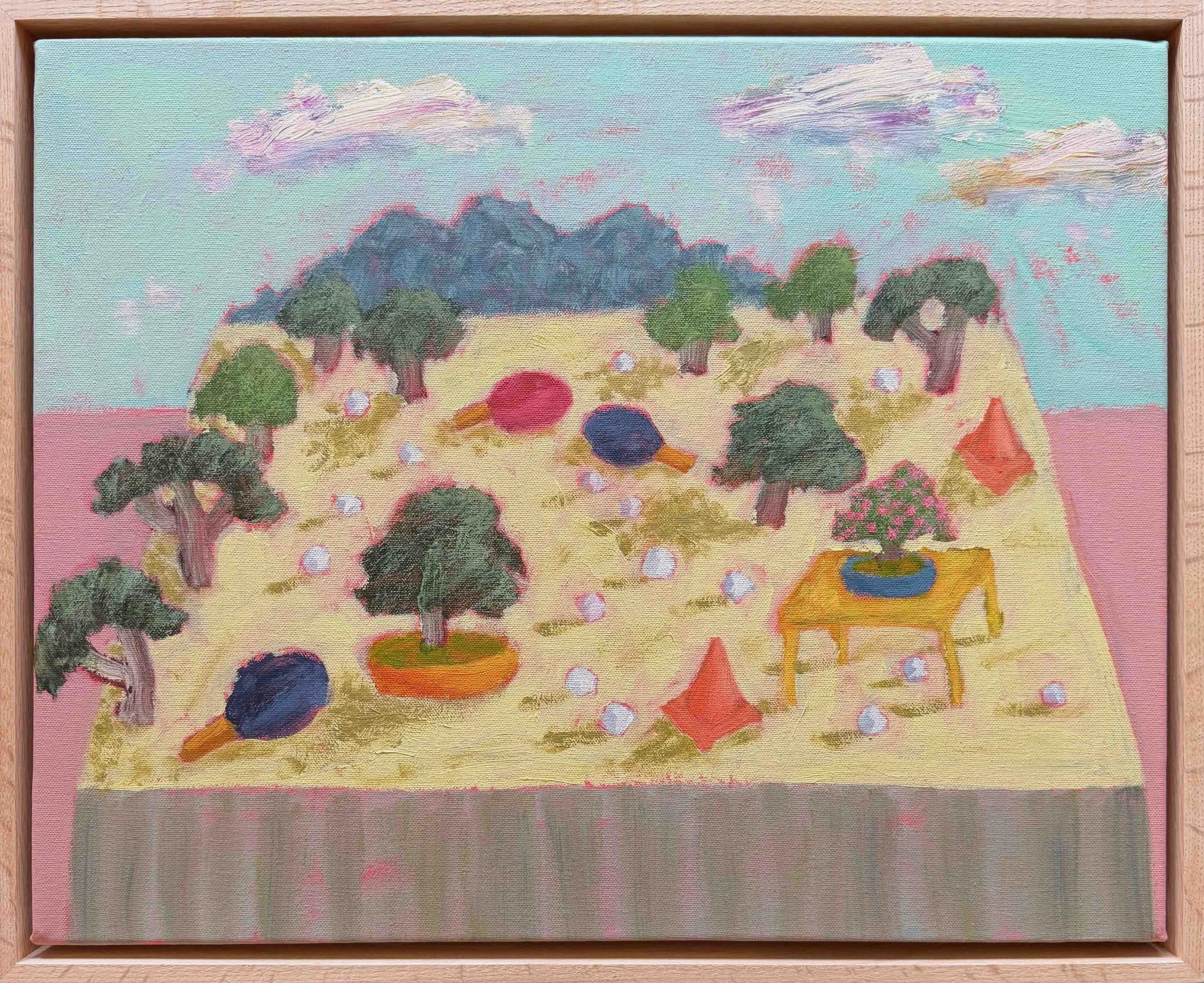 James Lai | Landscape with Bats and Bonsai