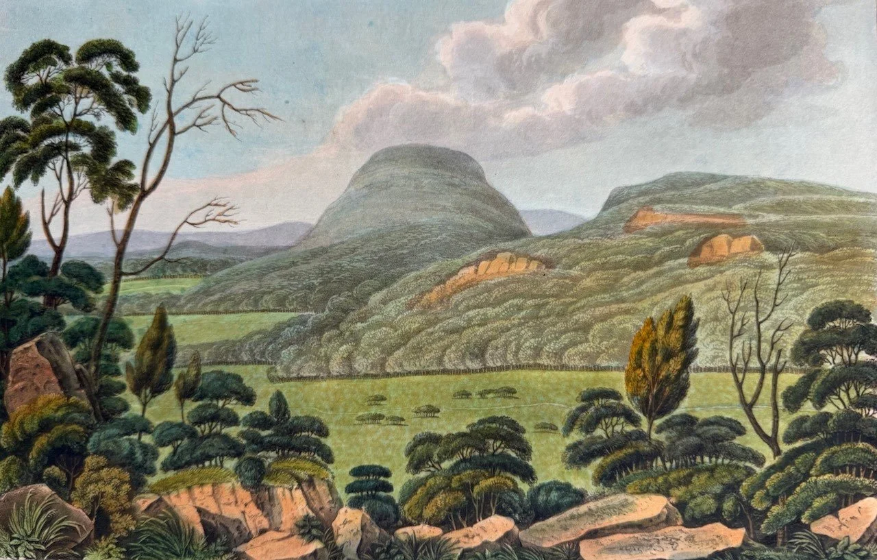 Joseph Lycett | Ben Lomond From Arnolds Heights 1824