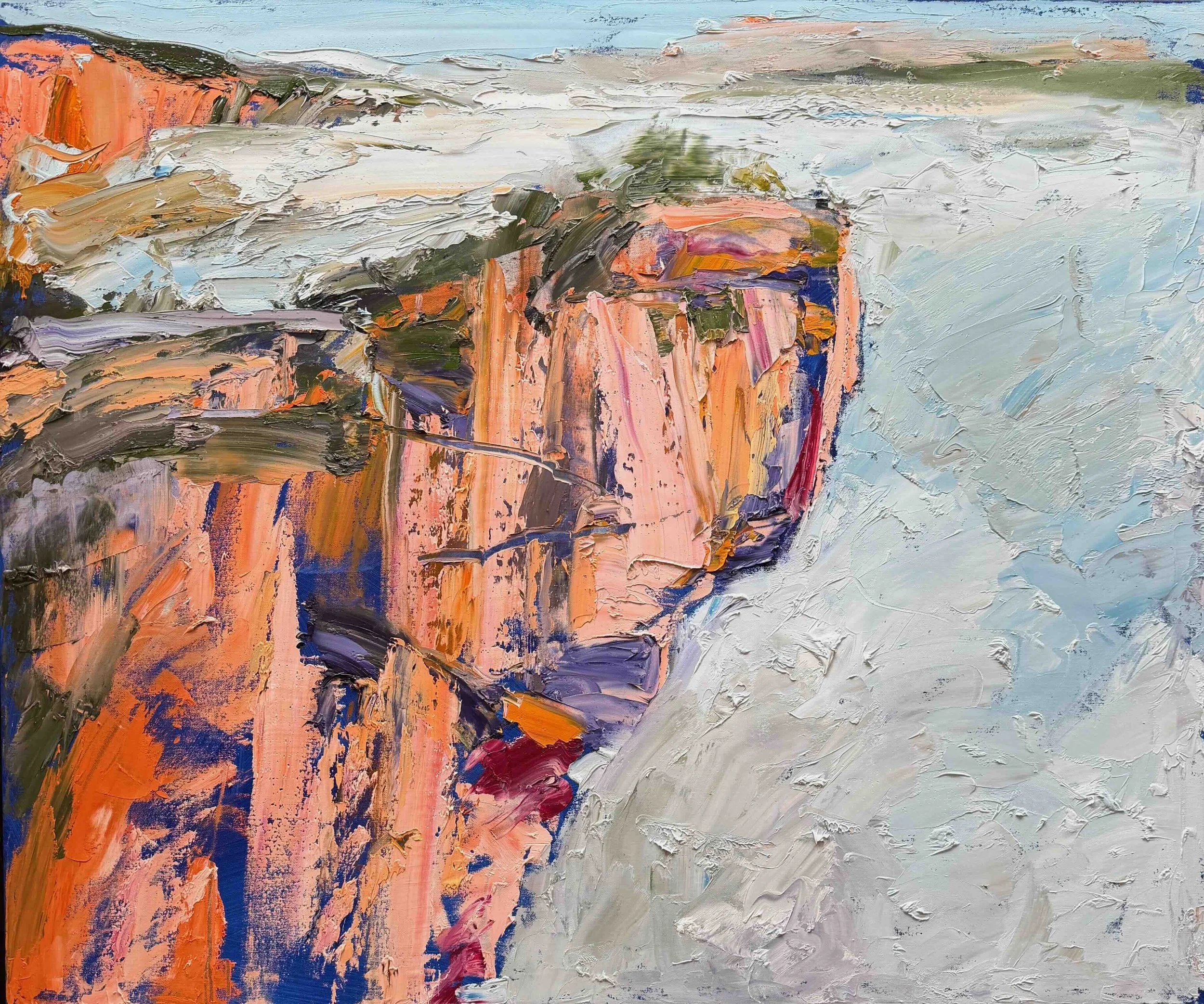 Rowen Matthews | Hanging Rock Over Swirling Clouds