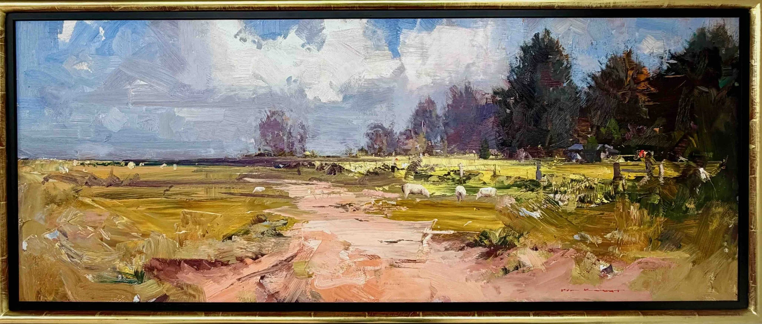 Ken Knight |  Harden Landscape- The Red Tractor