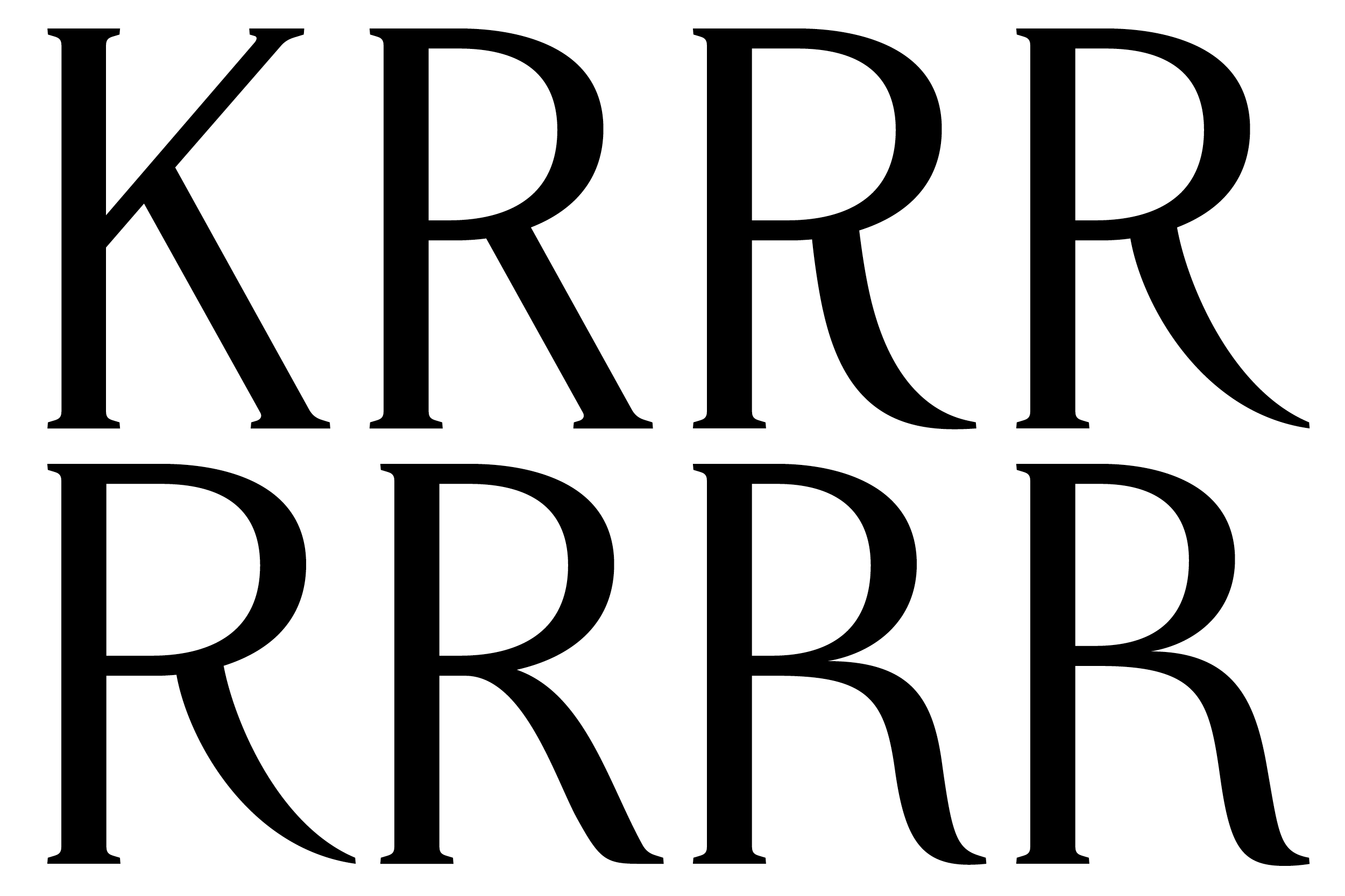»One thing is to treat the existing letters properly, another thing is what to do with the non existing letters, numbers & symbols. A research into the historical period & the category of style gives possibilities, but not exact answers«