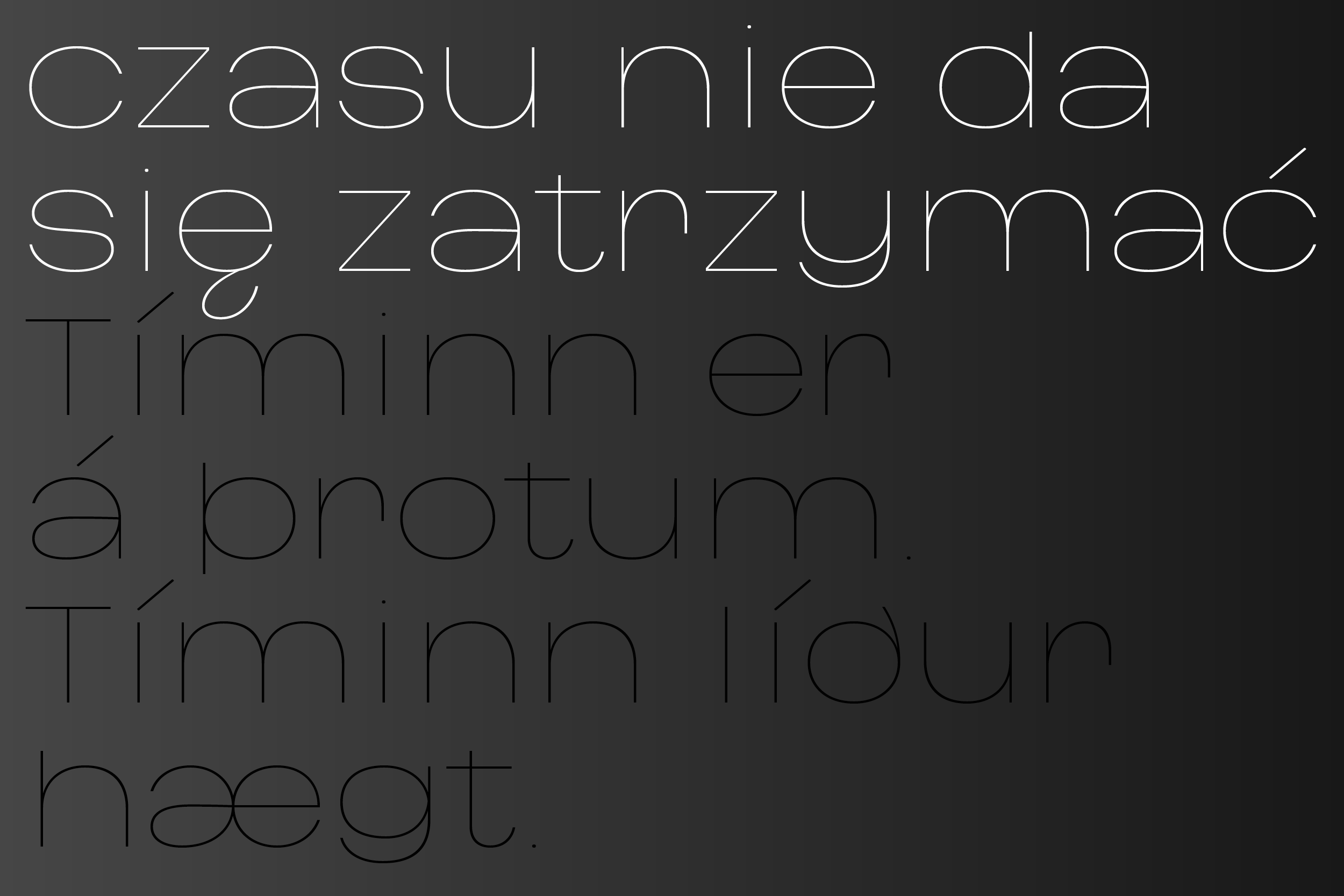  »Horae is a compact display typeface suitable for catching attention &amp; impress in headlines, magazines, posters, branding, packaging, culture …« 