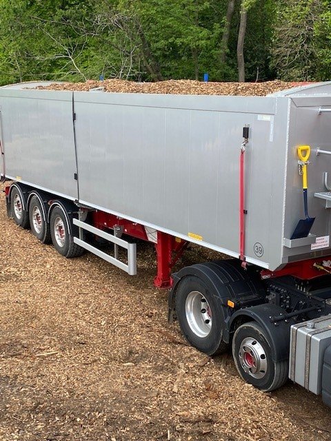 Commercial Load of Woodchip used for Biomass Fuels