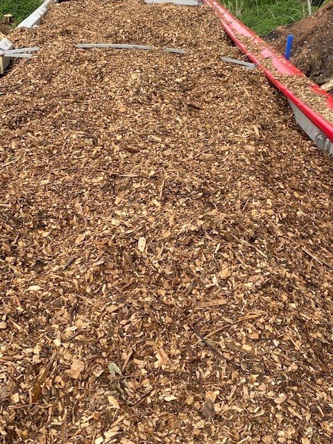 Commercial Load of Woodchip used for Biomass Fuel