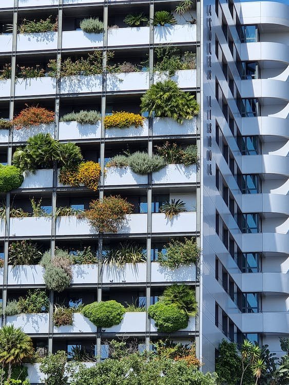 Planted balconies