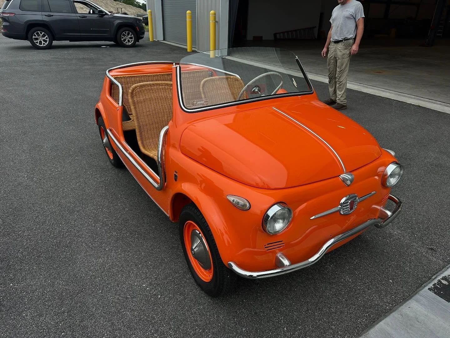 Transported this 1958 Fiat Jolly #yerardi #yerarditransport #yerarditransportation #fiat #jolly #cars #carsofinstagram #summerride #boston #bostonsportscar #summertime