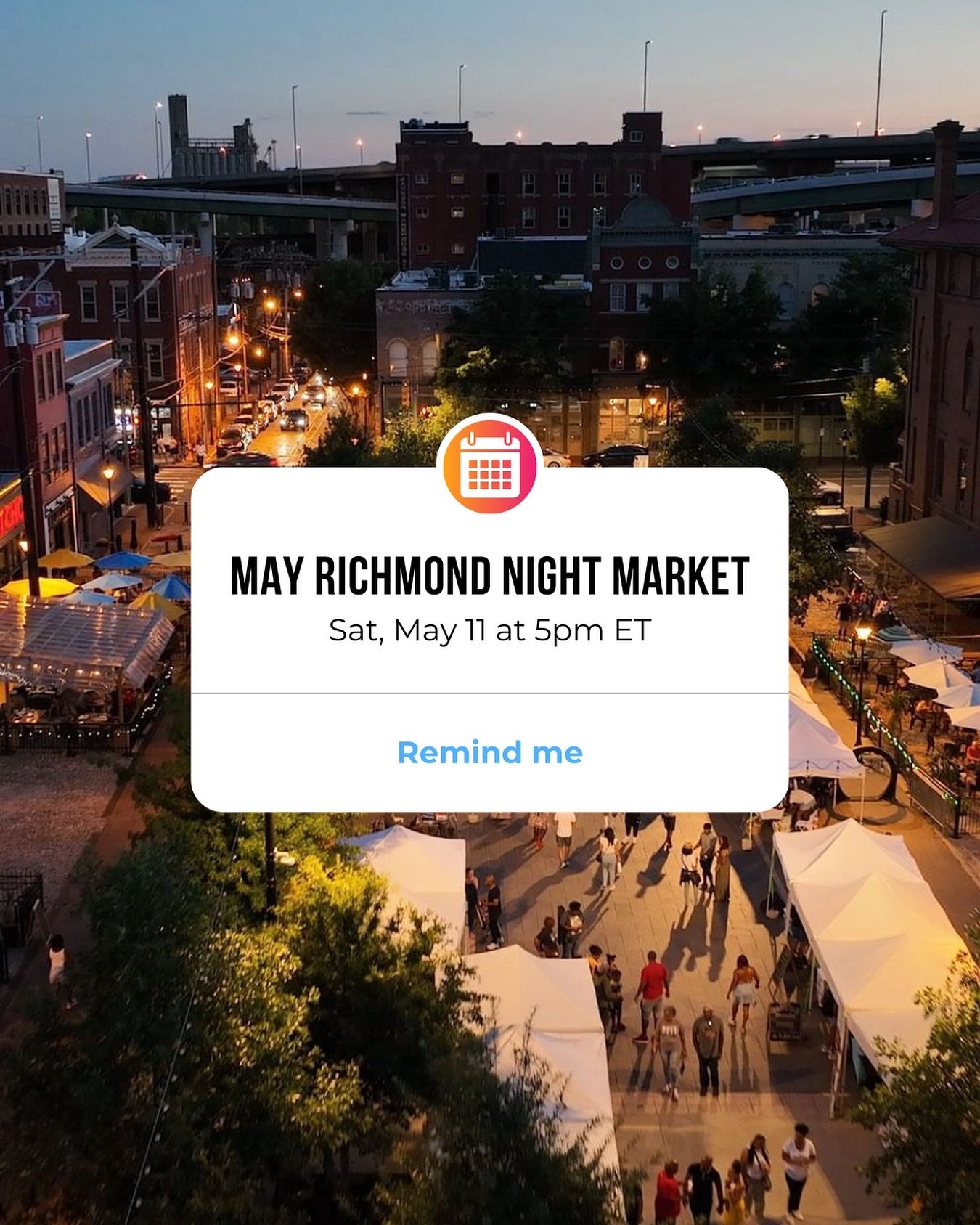Get ready! The countdown has begun. Join us next Saturday, May 11th, for the upcoming Richmond Night Market. 

🎶 Immerse yourself in the sounds of @tuesdayversestheopenmic. 

🎨 Admire art by @auz_can. 

👨&zwj;👩&zwj;👧&zwj;👦 Experience endless fa