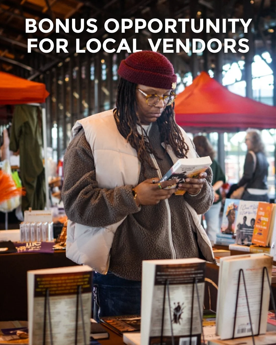 We love when the holidays bring extra momentum, and today, that means we are releasing a small number of additional vendor spots for this Sunday&rsquo;s Holiday Villages at Main Street Station.

If you create gifts, art, jewelry, candles, vintage, tr
