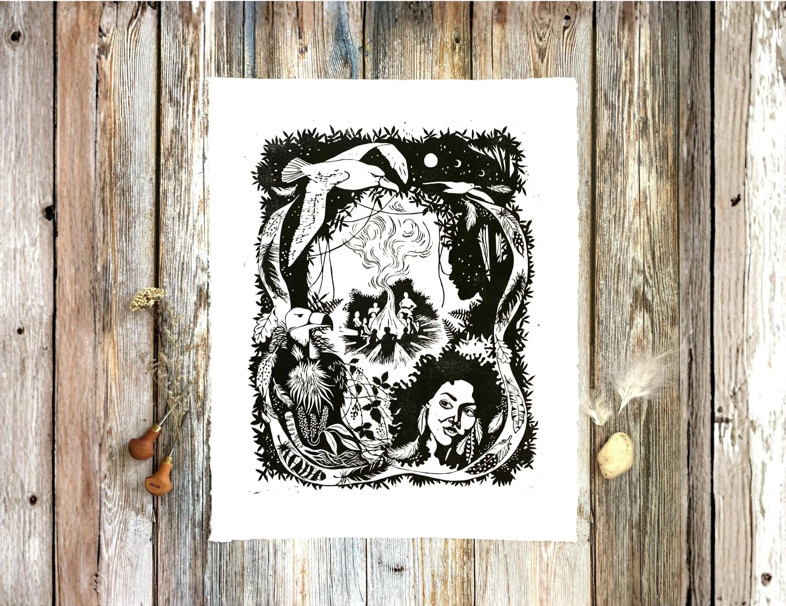 Pretty Pearl 16" x 20"