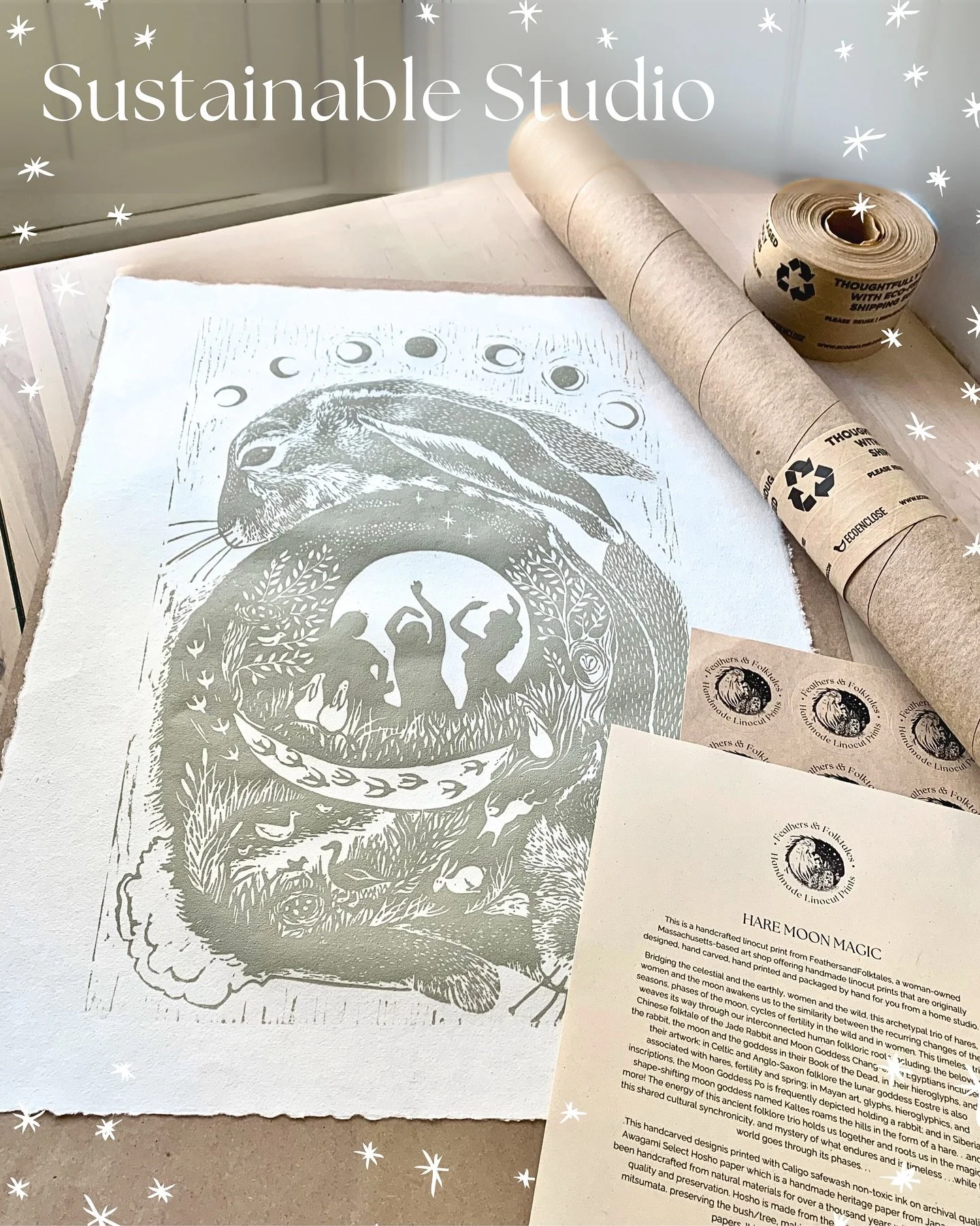 🌿 Earth‑rooted art, consciously created 🌿
FeathersandFolktales is commited to working towards sustainability, while also making artful, rustic, rooted and reverent art prints that honor high-quality craftsmanship and a reverence for tradition.
Th