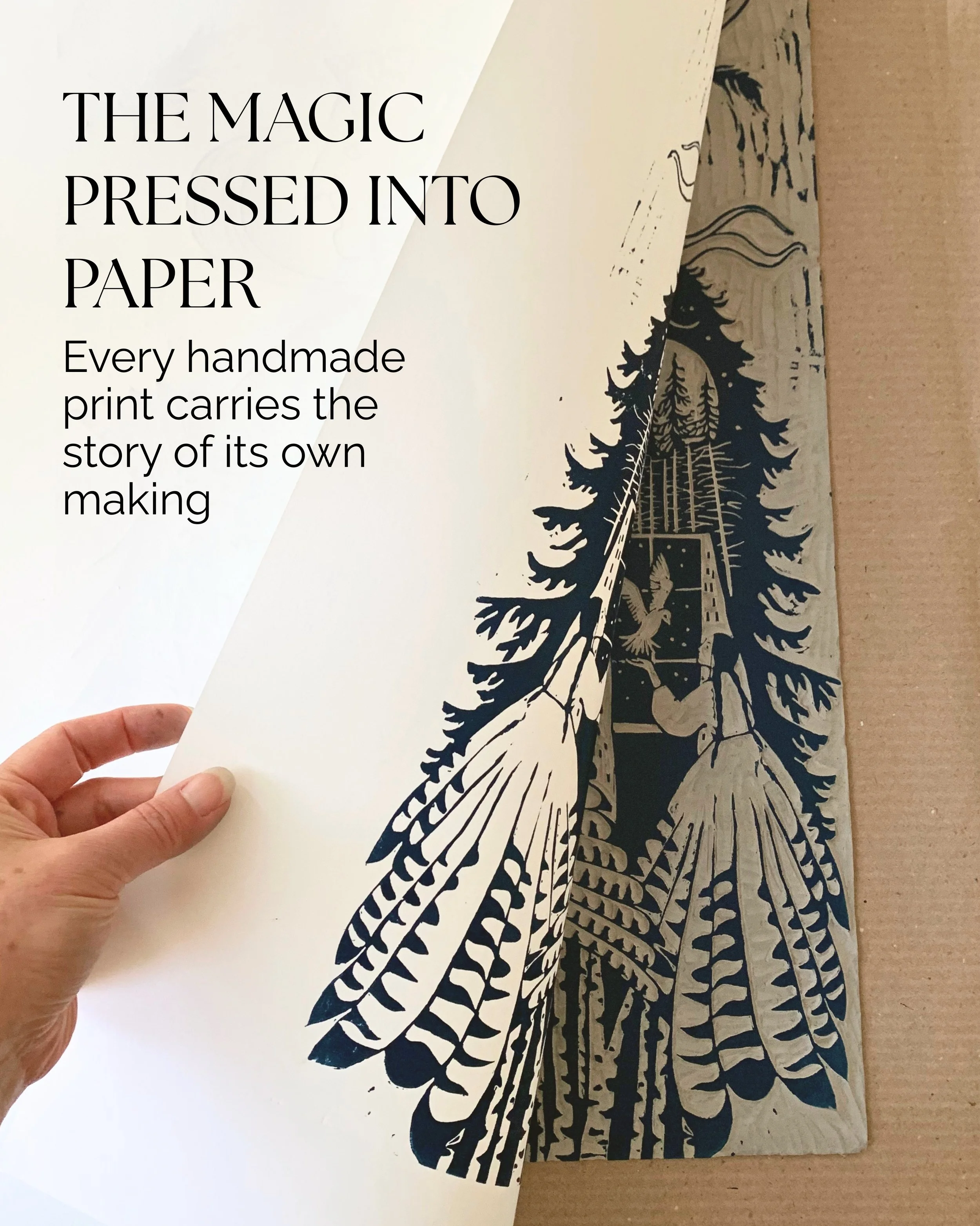 The Magic Pressed Into Paper: Every handmade print carries the story of its own making.