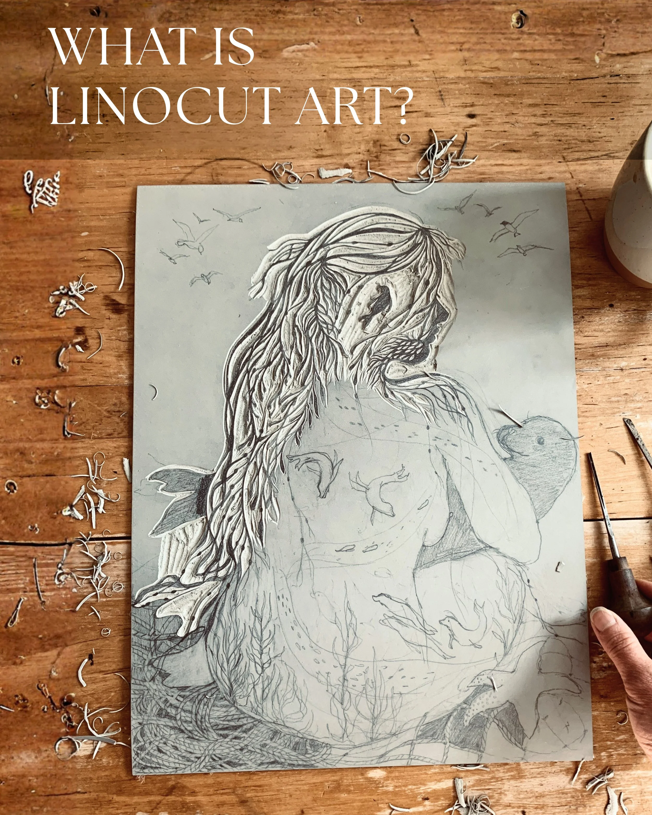 What is Linocut Art? The Craft of Hand-carved Printmaking