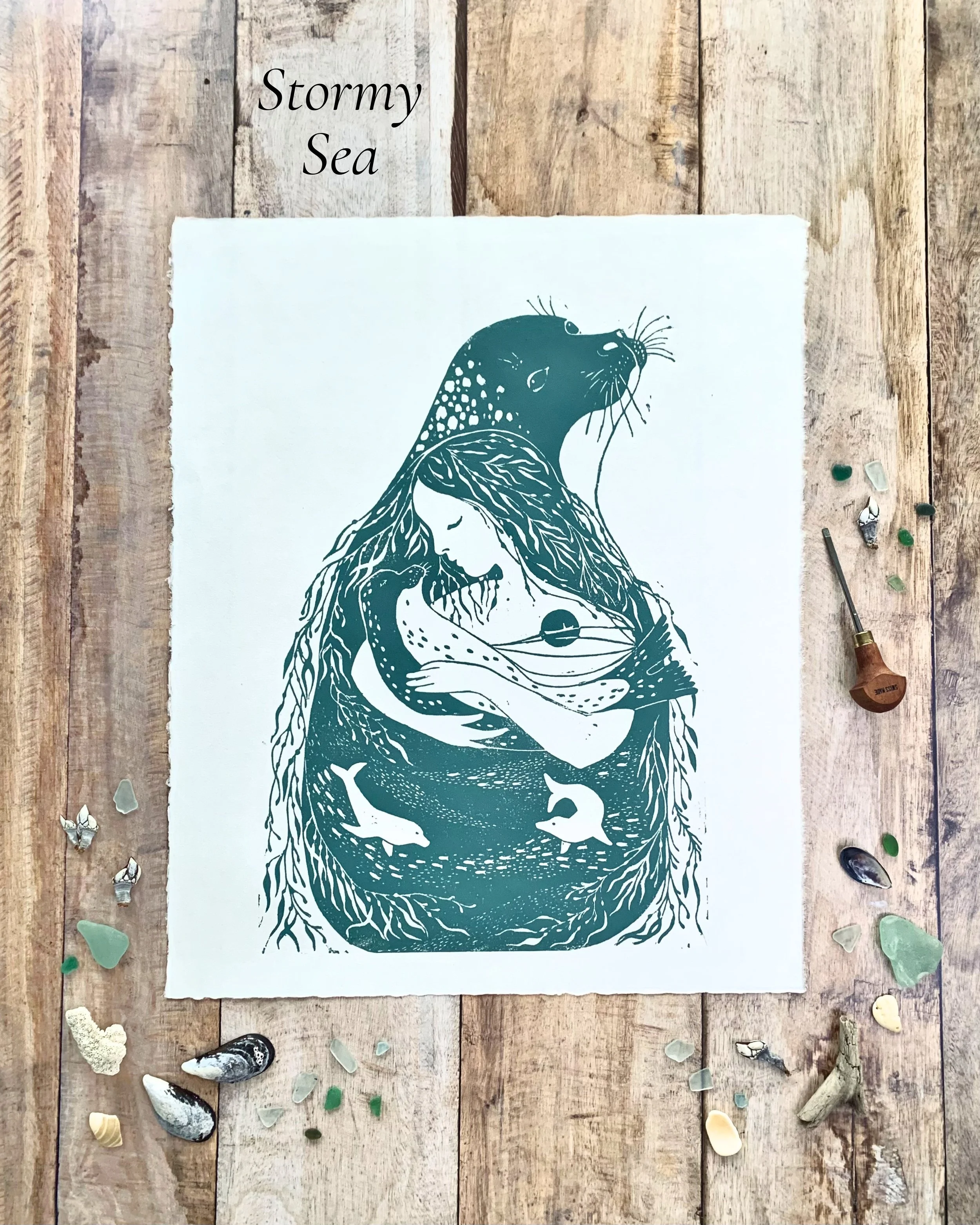 Selkie Ocean Goddess Artwork