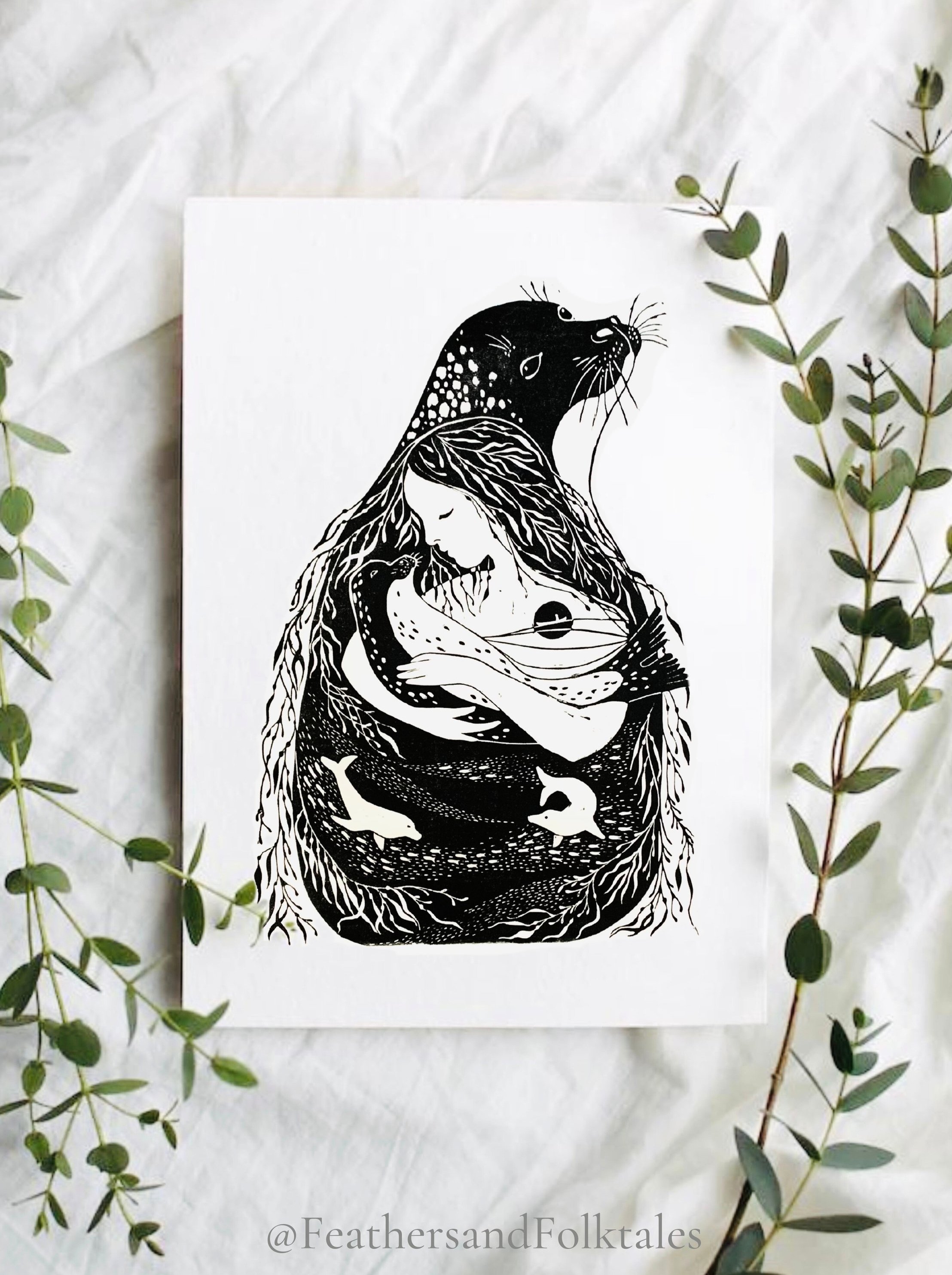 Selkie 12" x 17.5"