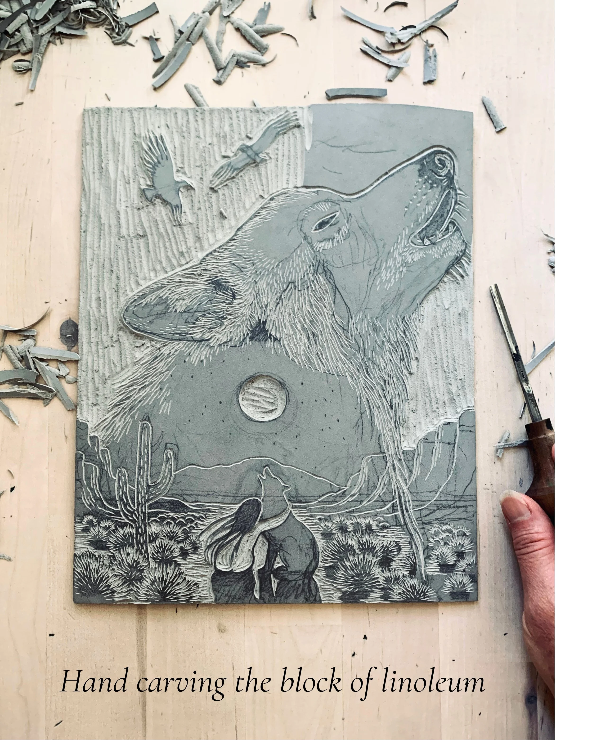 Howling with the wolves carving 1.jpg