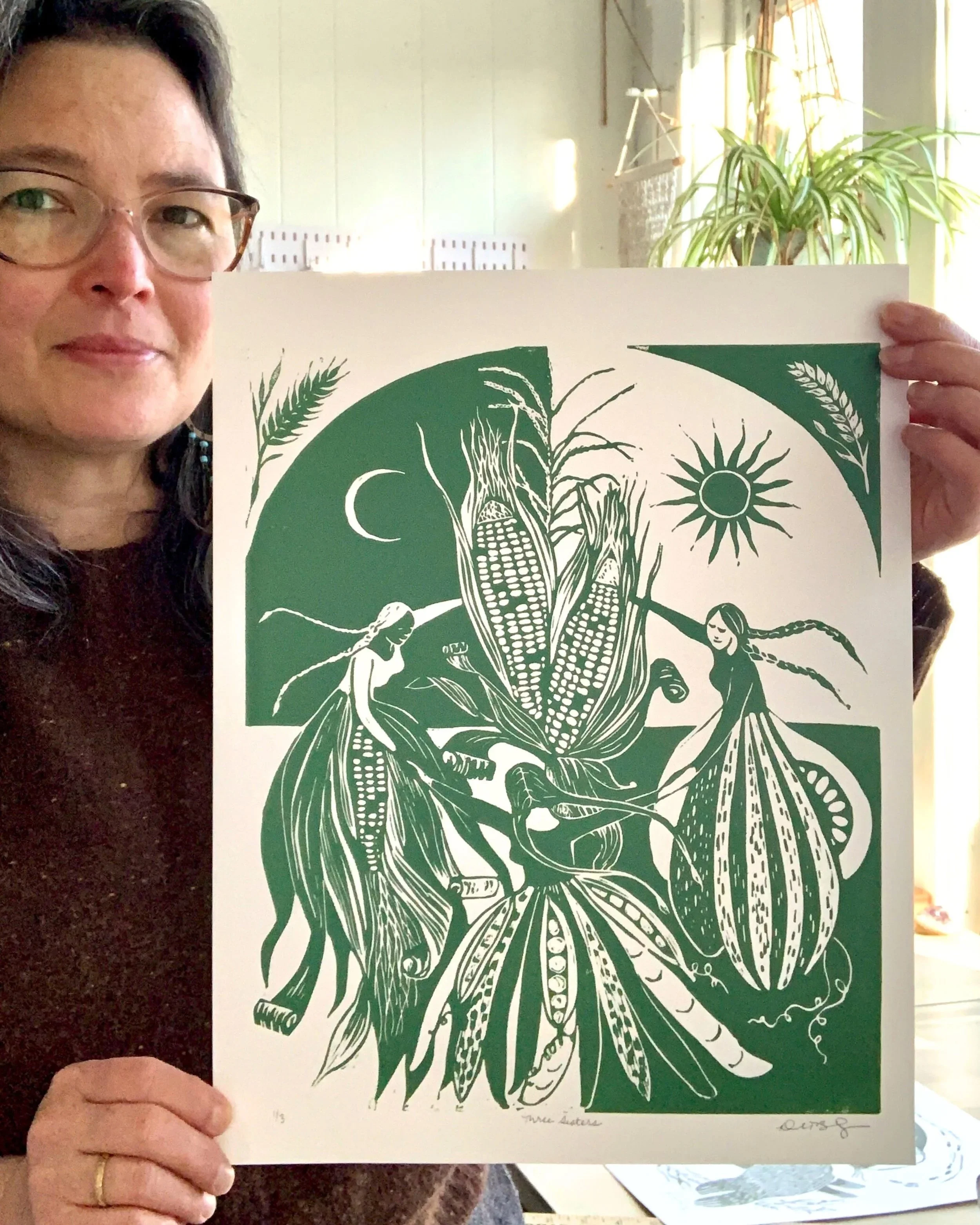 Ecofeminist Nature Spiritual Wall Art