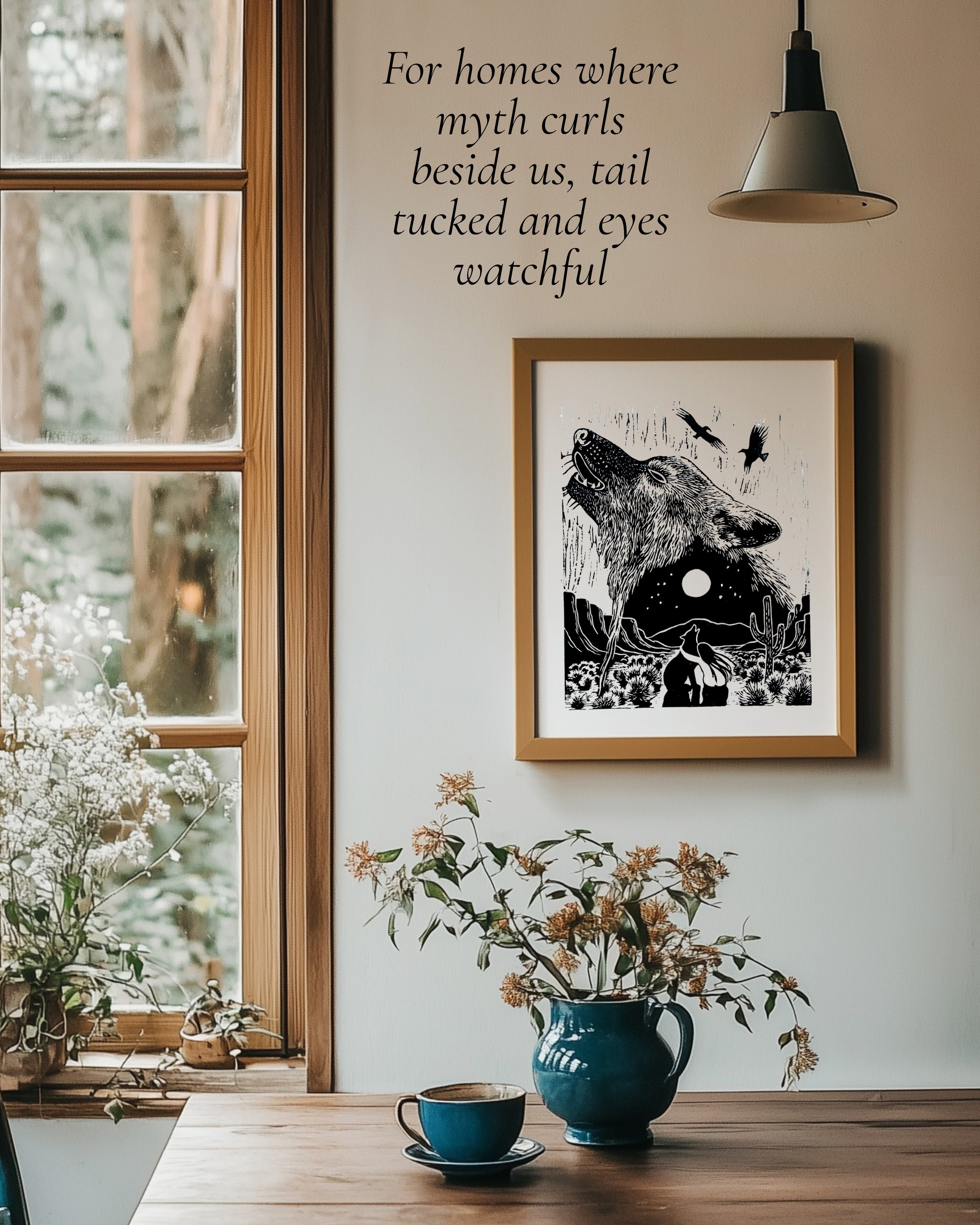 Howling with the wolves - Framed.jpg