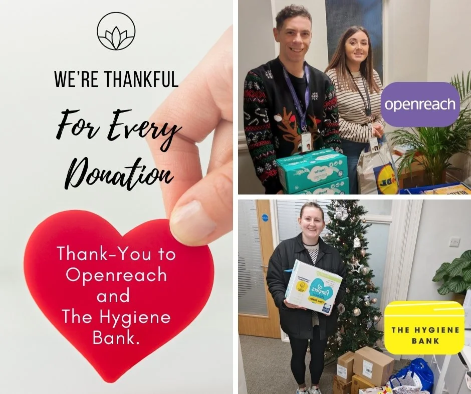 Over the Christmas period, we were able to make sure people accessing our services had access to everyday essentials alongside the support already in place. Items such as food and practical supplies play an important role in helping people manage day
