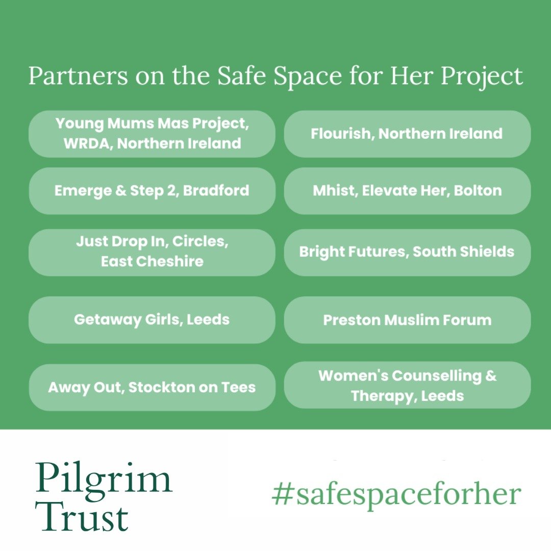 Flourish is privileged to be part of a network of organisations in Northern Ireland and The North of England supporting young women&rsquo;s mental health through the funding and space provided at The Pilgrim Trust.

Together we are launching The Safe