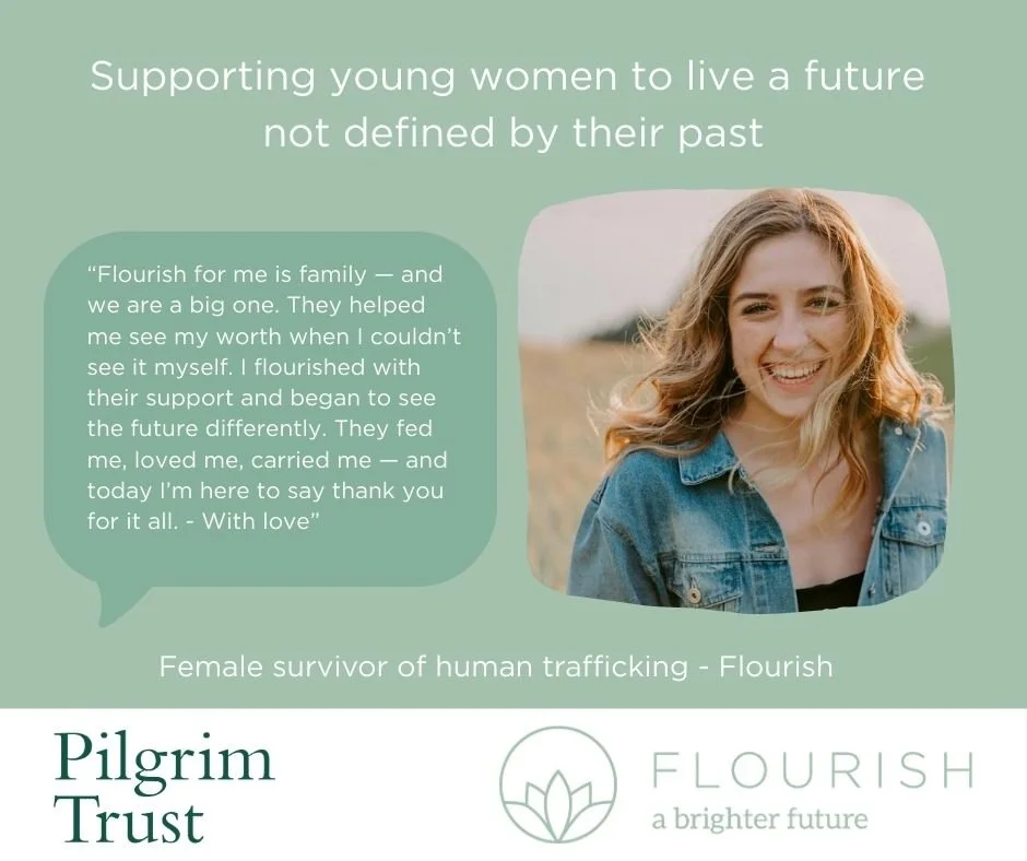 We are part of the Safe Space for Her Campaign with partners in Northern Ireland and North of England

At Flourish we provide spaces for young women who are survivors of human trafficking and have created a safe space to heal, grow and thrive.

#safe